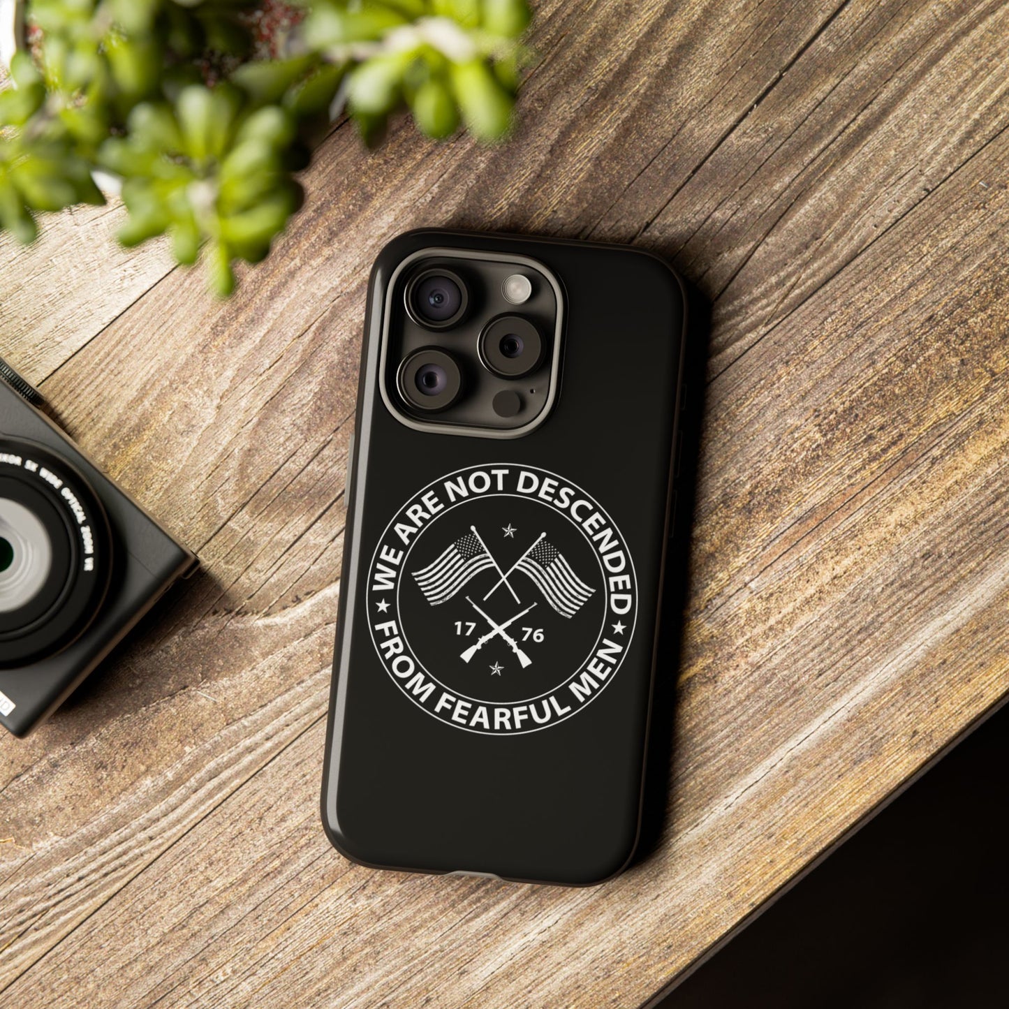 We Are Not Descended From Fearful Men Hard Shell Tough Phone Case
