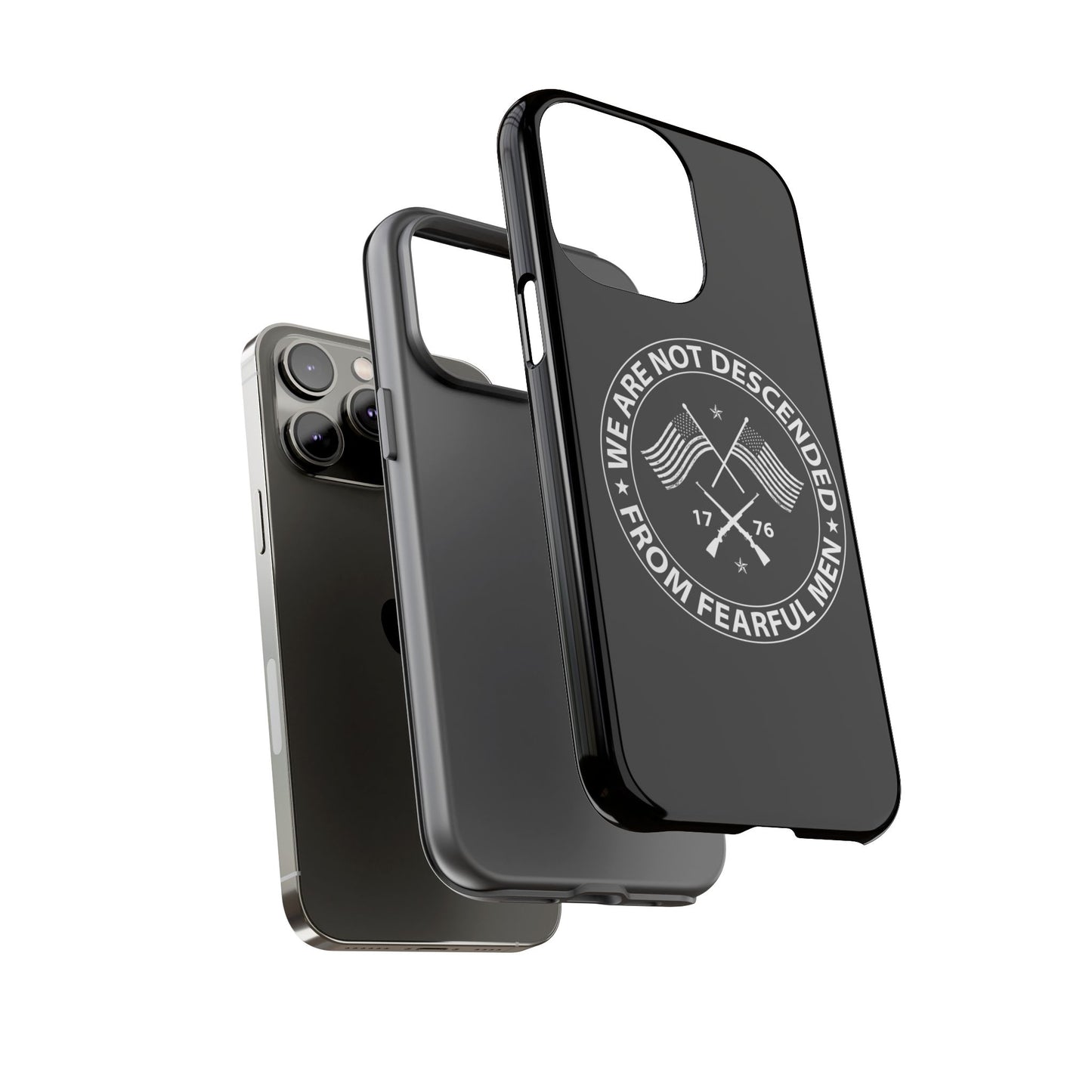 We Are Not Descended From Fearful Men Hard Shell Tough Phone Case