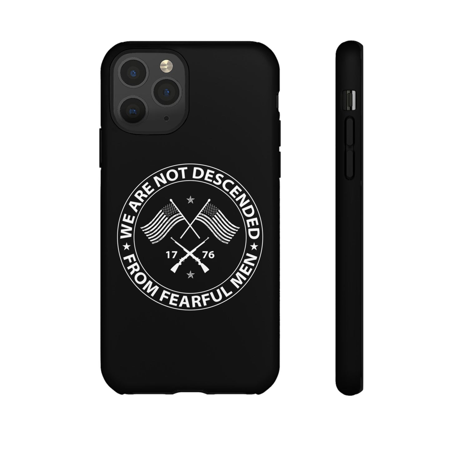 We Are Not Descended From Fearful Men Hard Shell Tough Phone Case