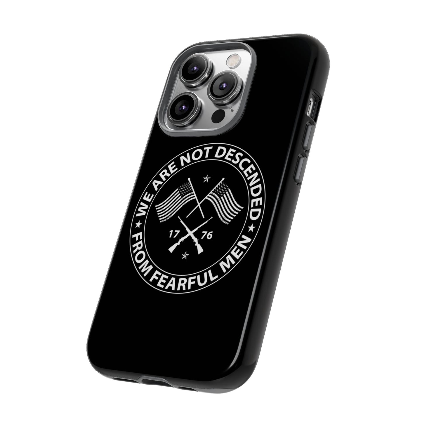 We Are Not Descended From Fearful Men Hard Shell Tough Phone Case
