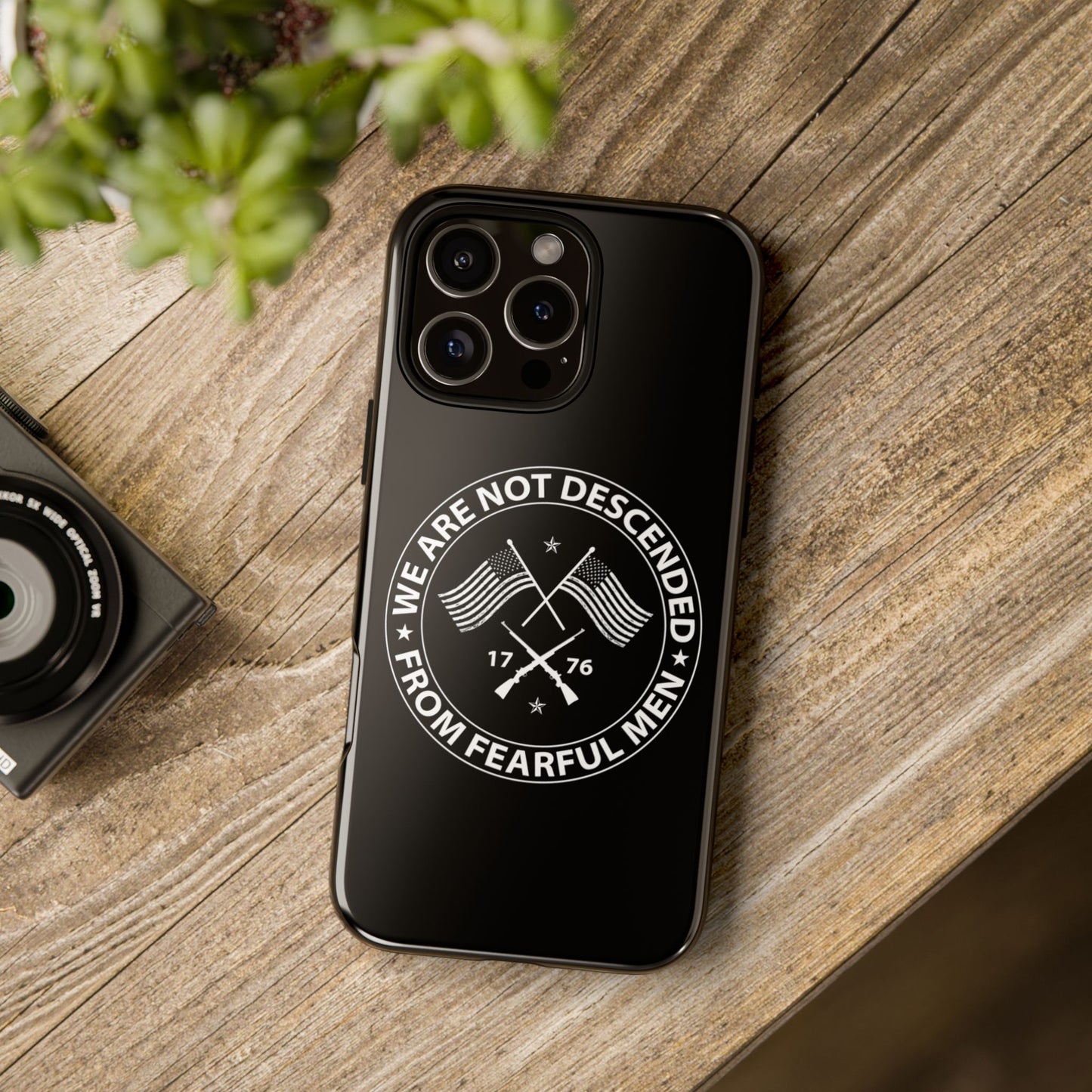 We Are Not Descended From Fearful Men Hard Shell Tough Phone Case