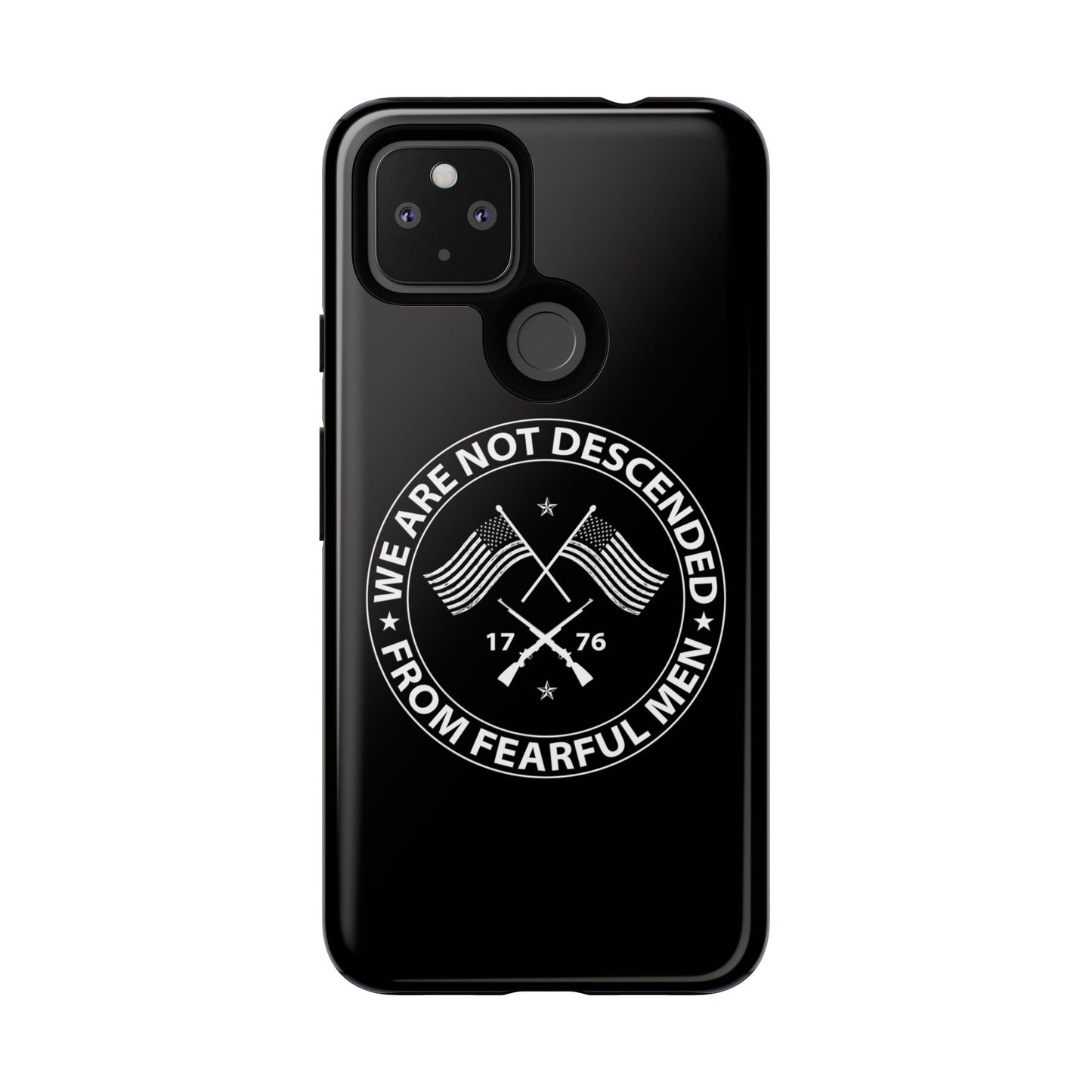 We Are Not Descended From Fearful Men Hard Shell Tough Phone Case