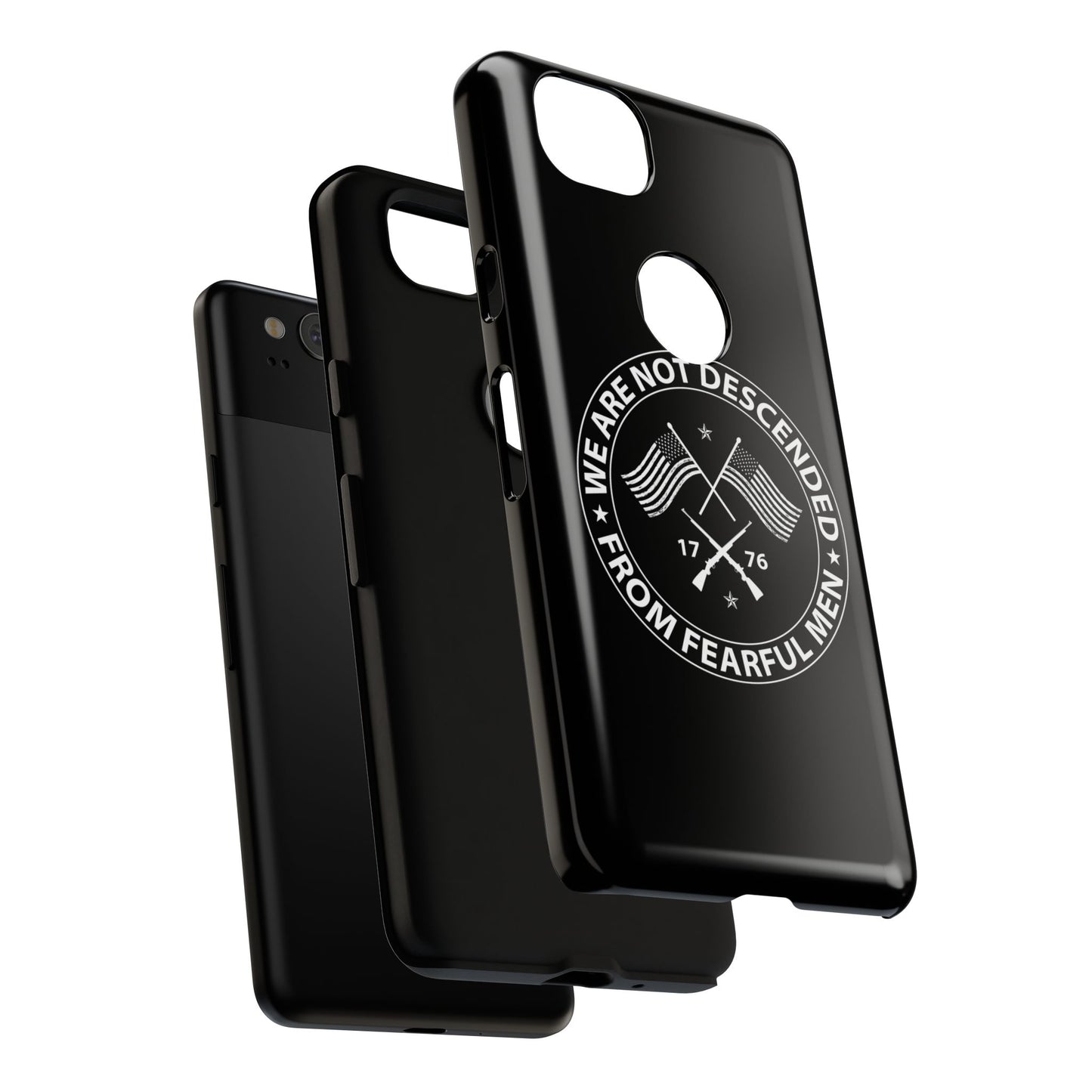 We Are Not Descended From Fearful Men Hard Shell Tough Phone Case