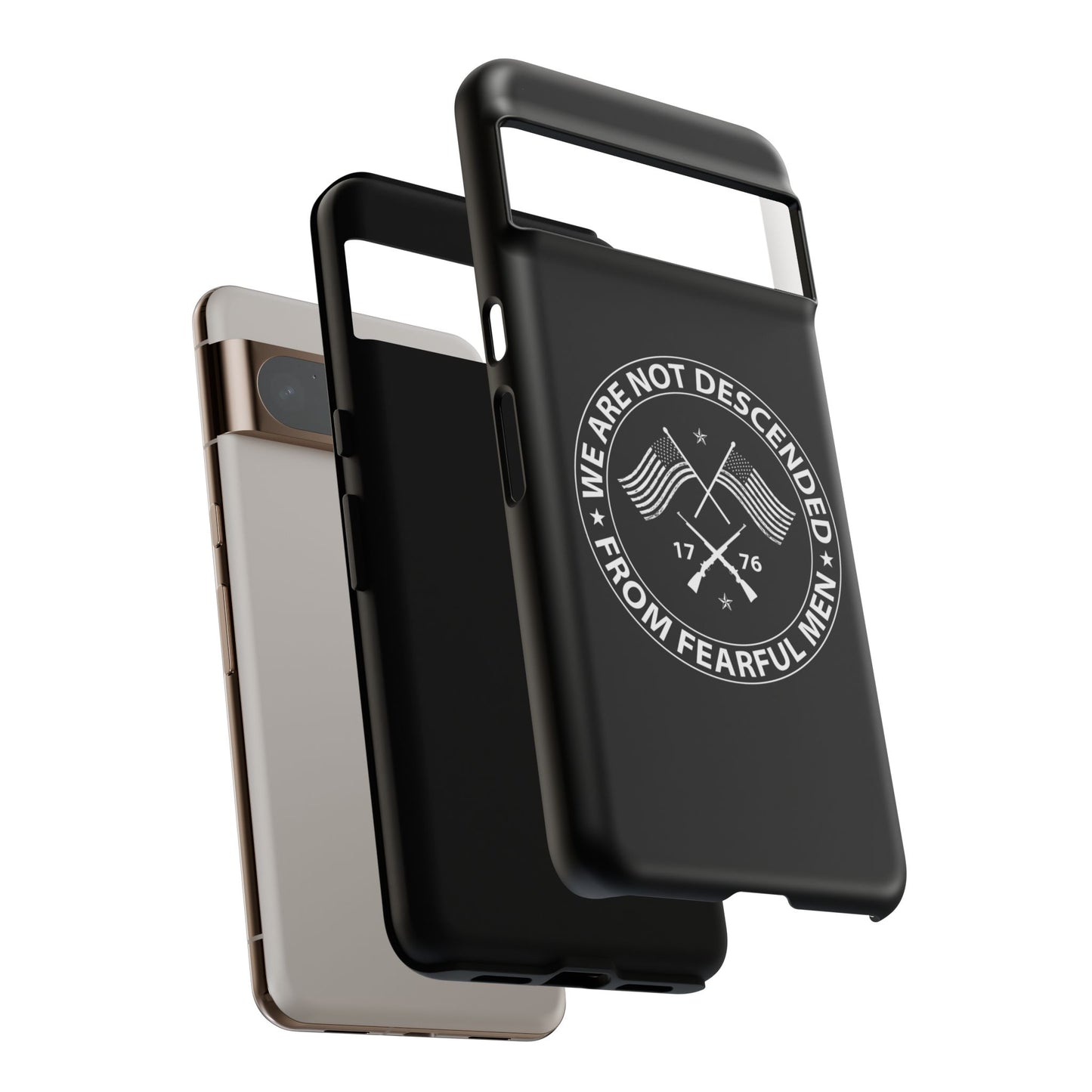 We Are Not Descended From Fearful Men Hard Shell Tough Phone Case