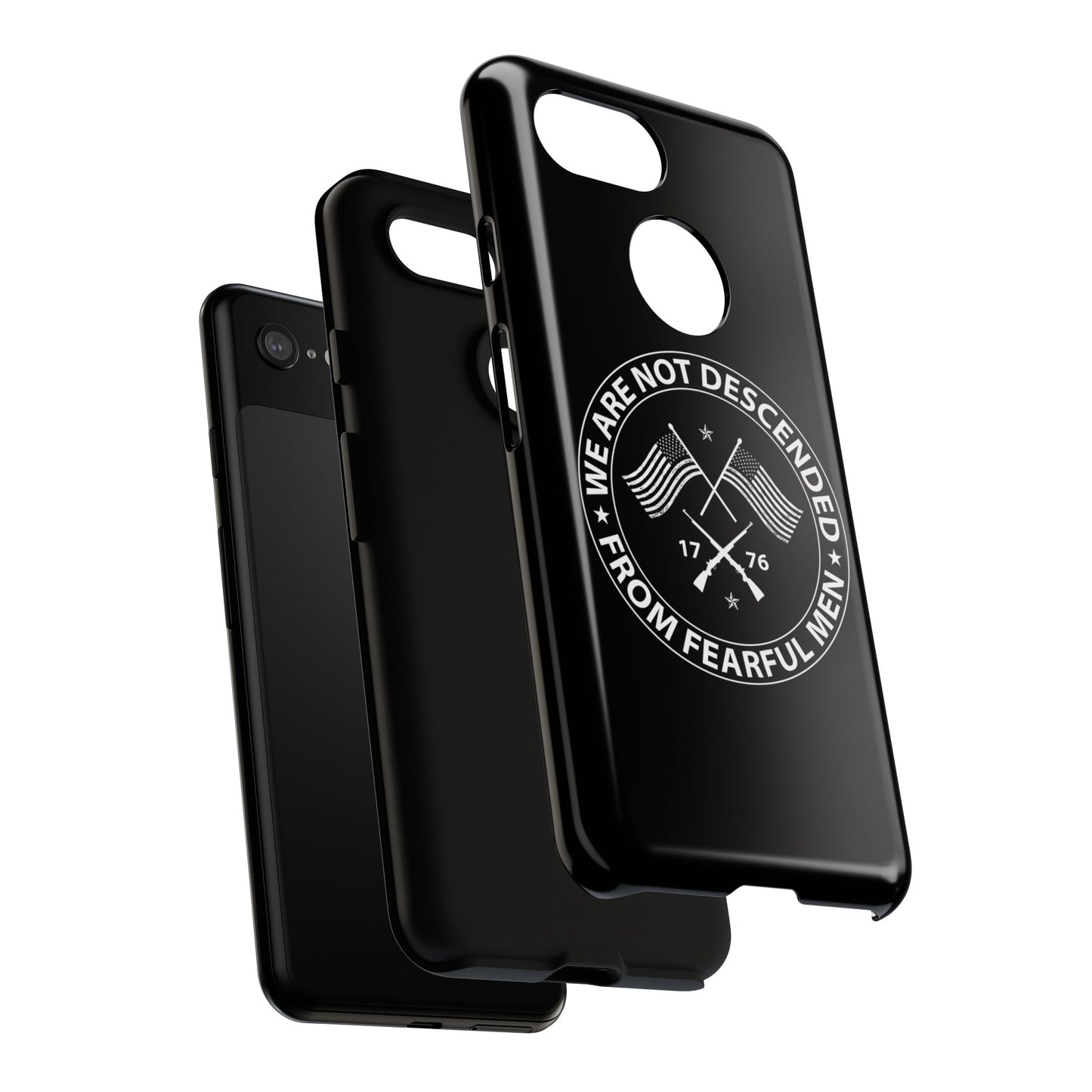 We Are Not Descended From Fearful Men Hard Shell Tough Phone Case