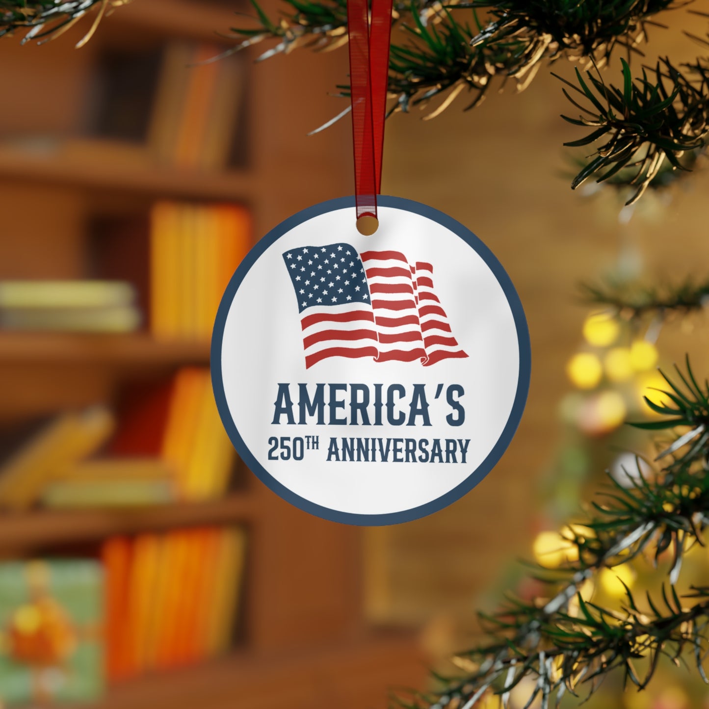 America's 250th Anniversary Christmas Tree Ornament
