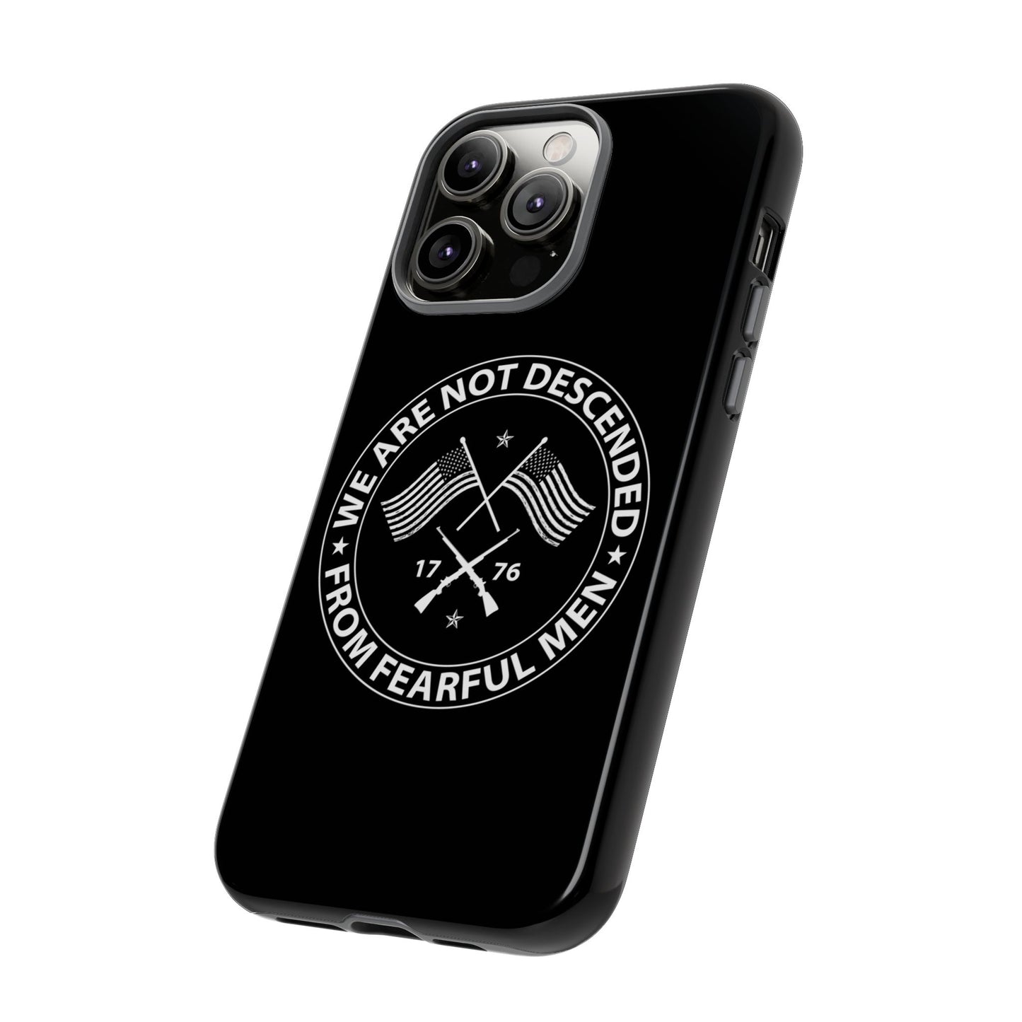We Are Not Descended From Fearful Men Hard Shell Tough Phone Case