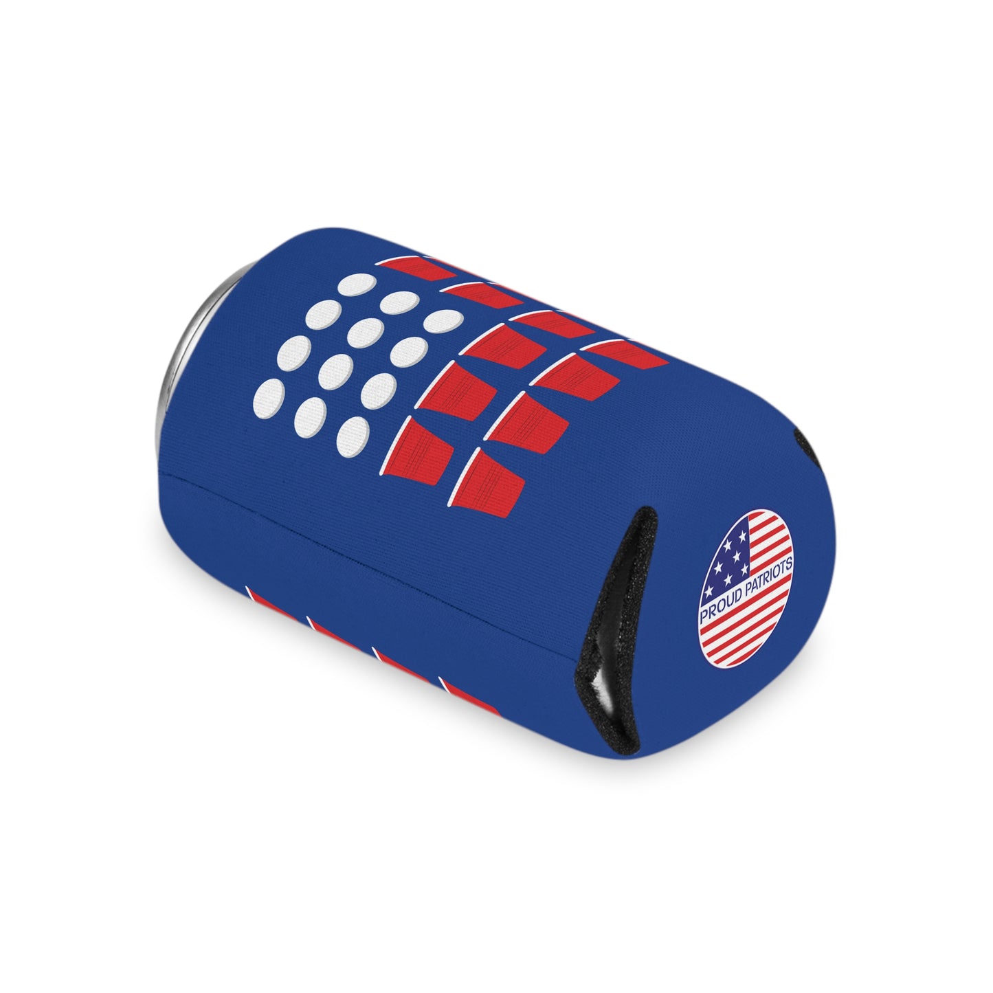 Beer Pong American Flag Can Koozie