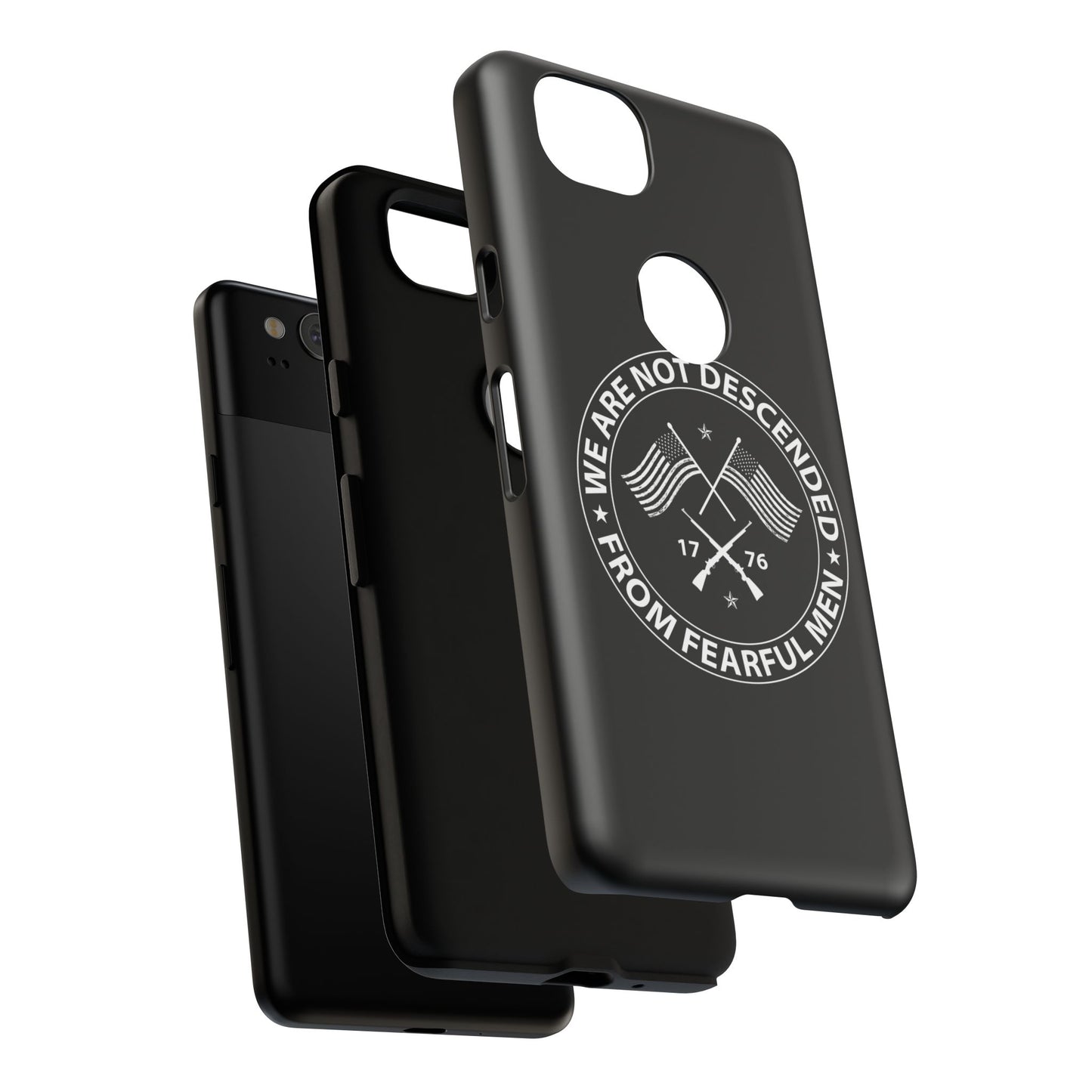 We Are Not Descended From Fearful Men Hard Shell Tough Phone Case