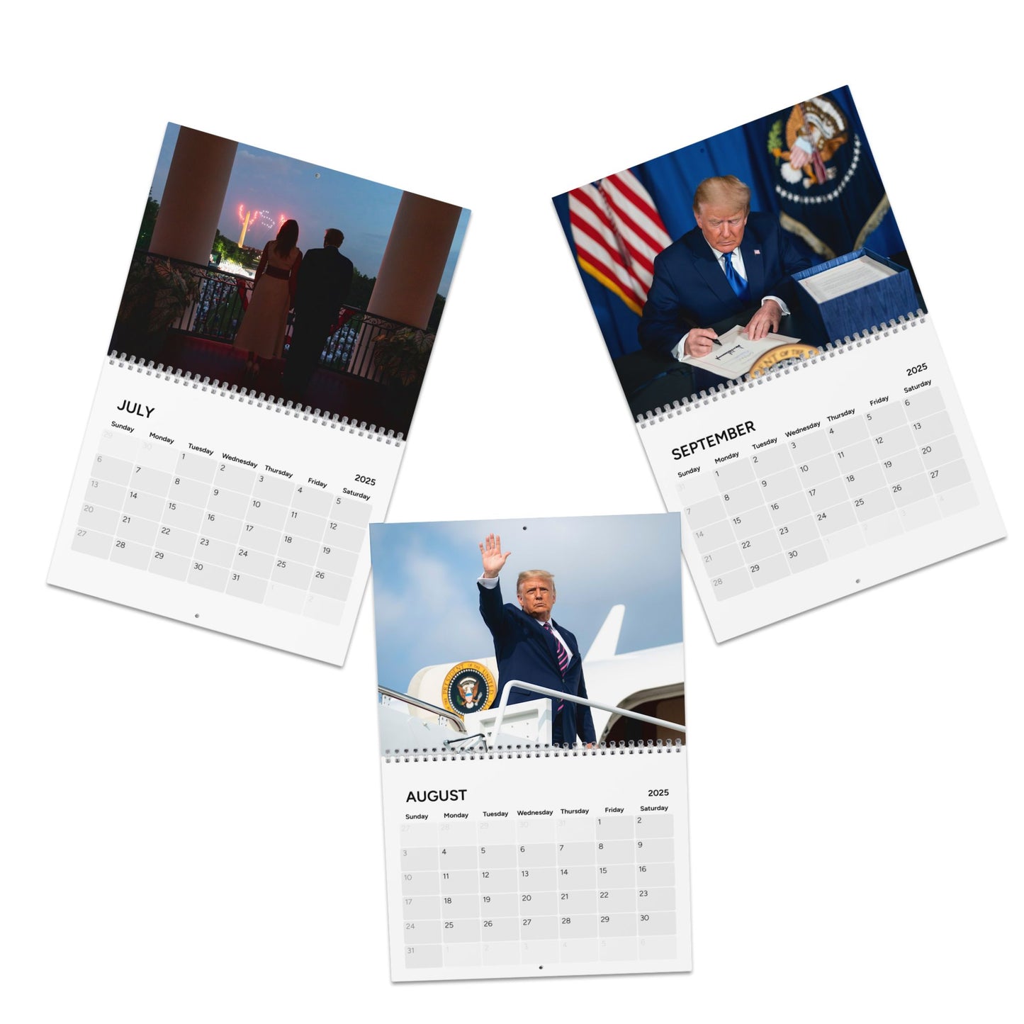 2025 Wall Calendar - Commander in Chief