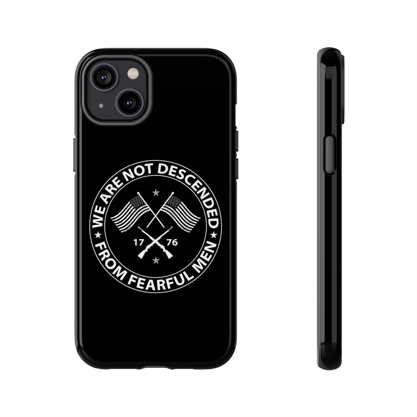 We Are Not Descended From Fearful Men Hard Shell Tough Phone Case