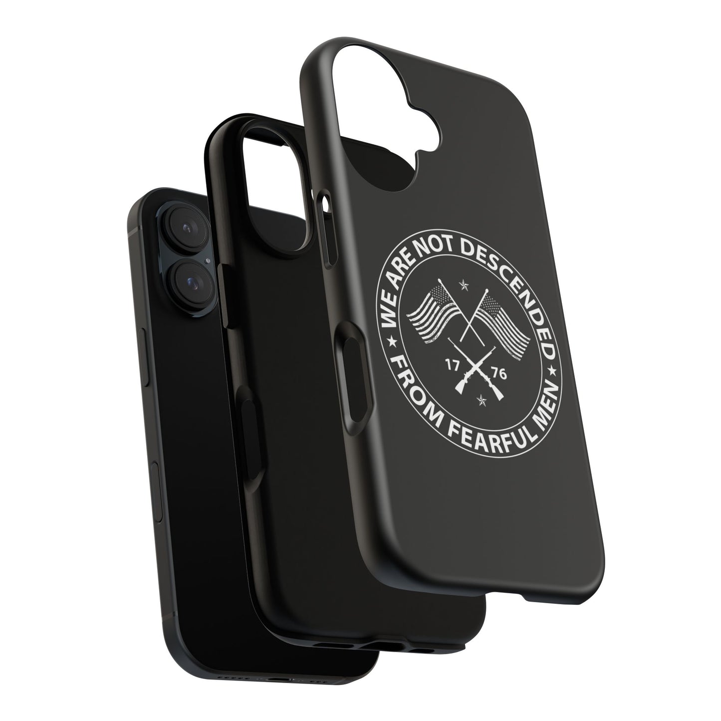 We Are Not Descended From Fearful Men Hard Shell Tough Phone Case