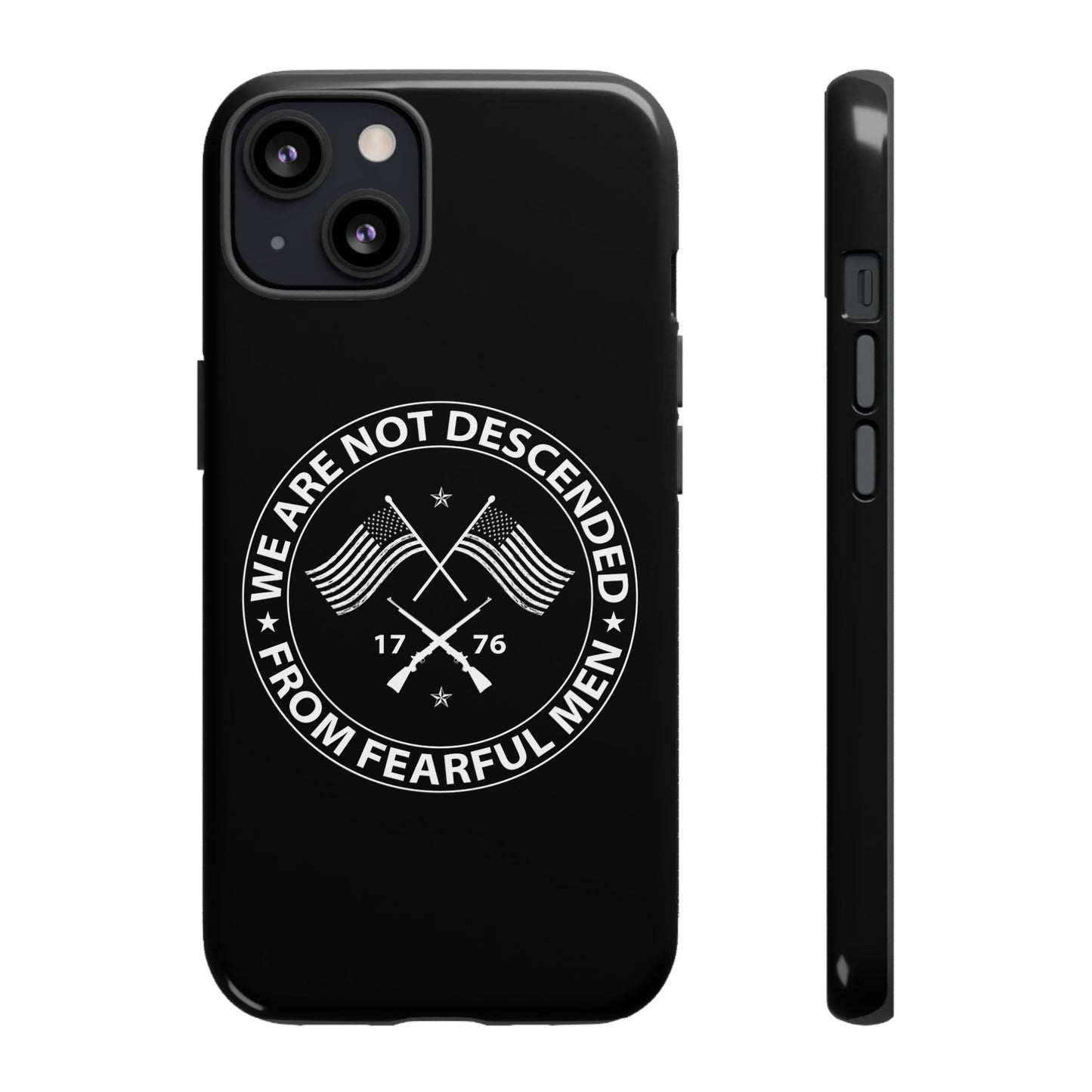 We Are Not Descended From Fearful Men Hard Shell Tough Phone Case