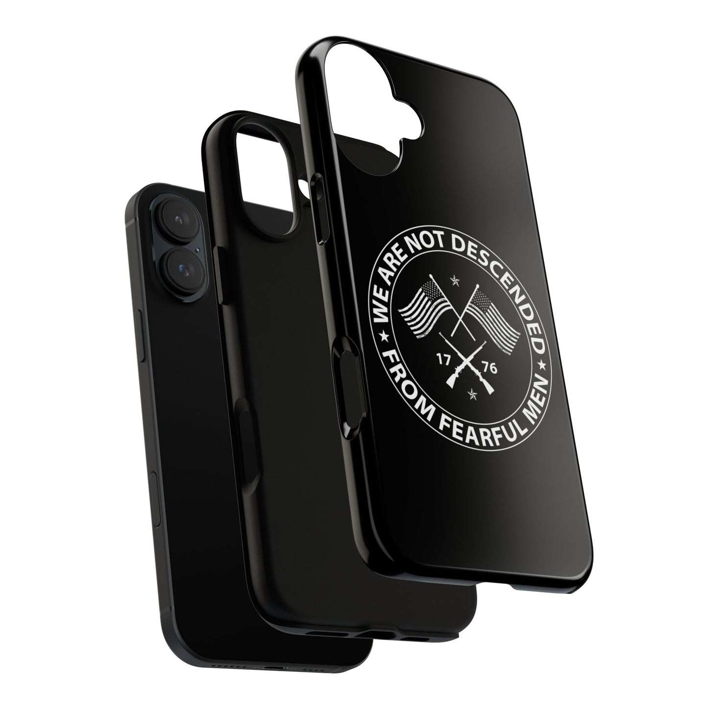 We Are Not Descended From Fearful Men Hard Shell Tough Phone Case