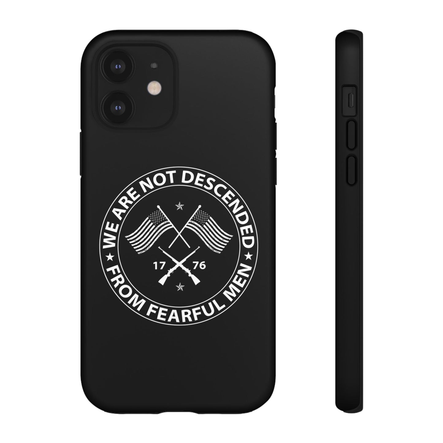 We Are Not Descended From Fearful Men Hard Shell Tough Phone Case