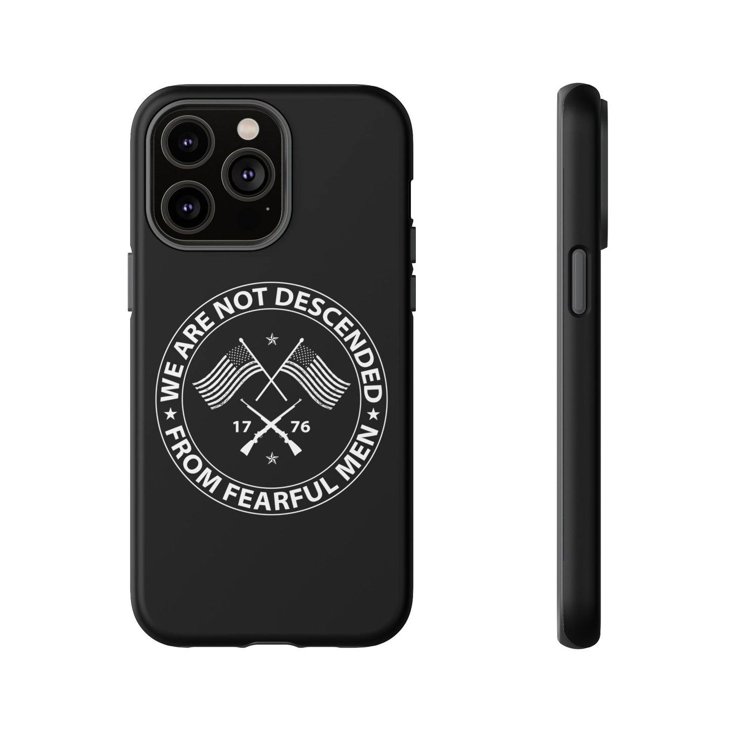 We Are Not Descended From Fearful Men Hard Shell Tough Phone Case