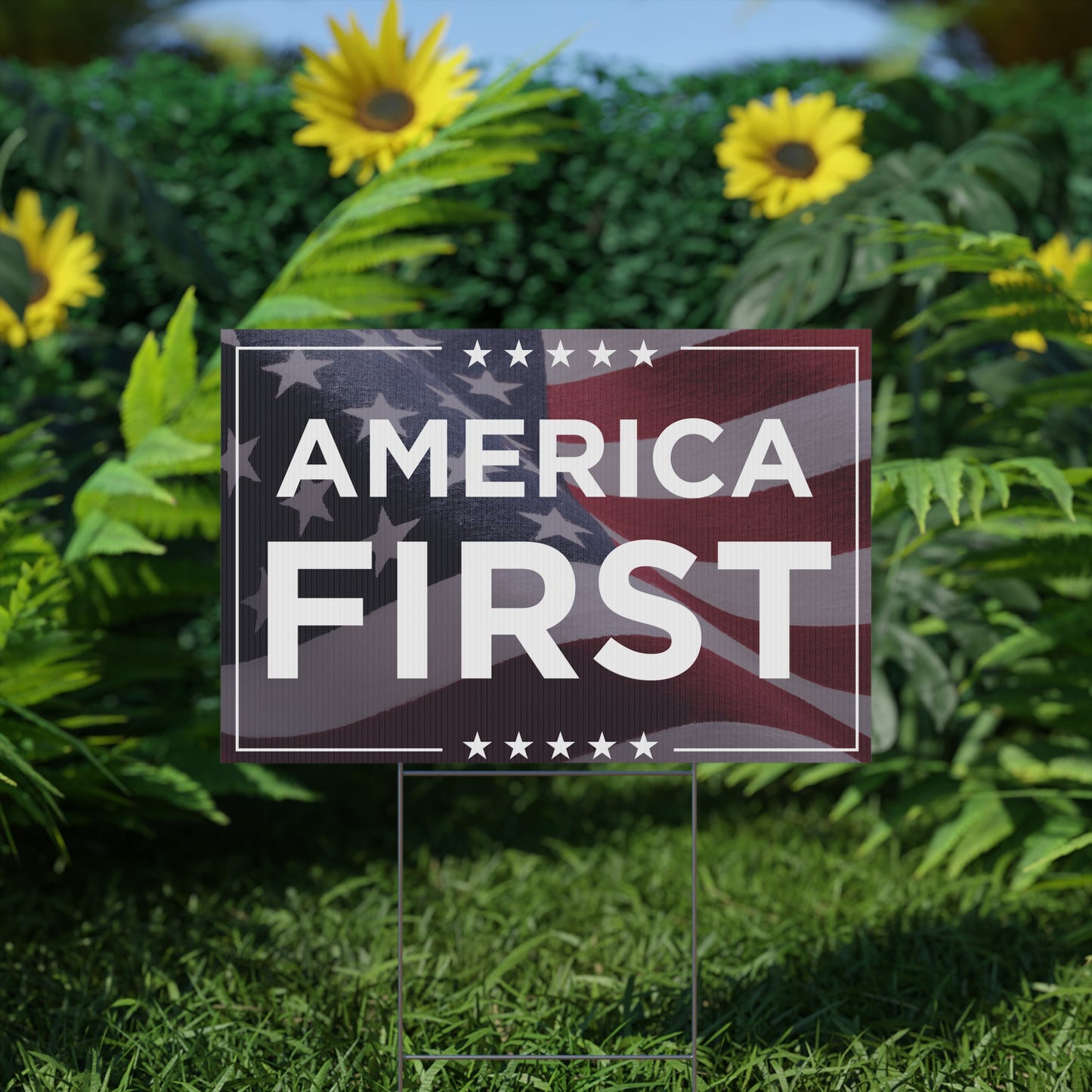 America First Yard Sign