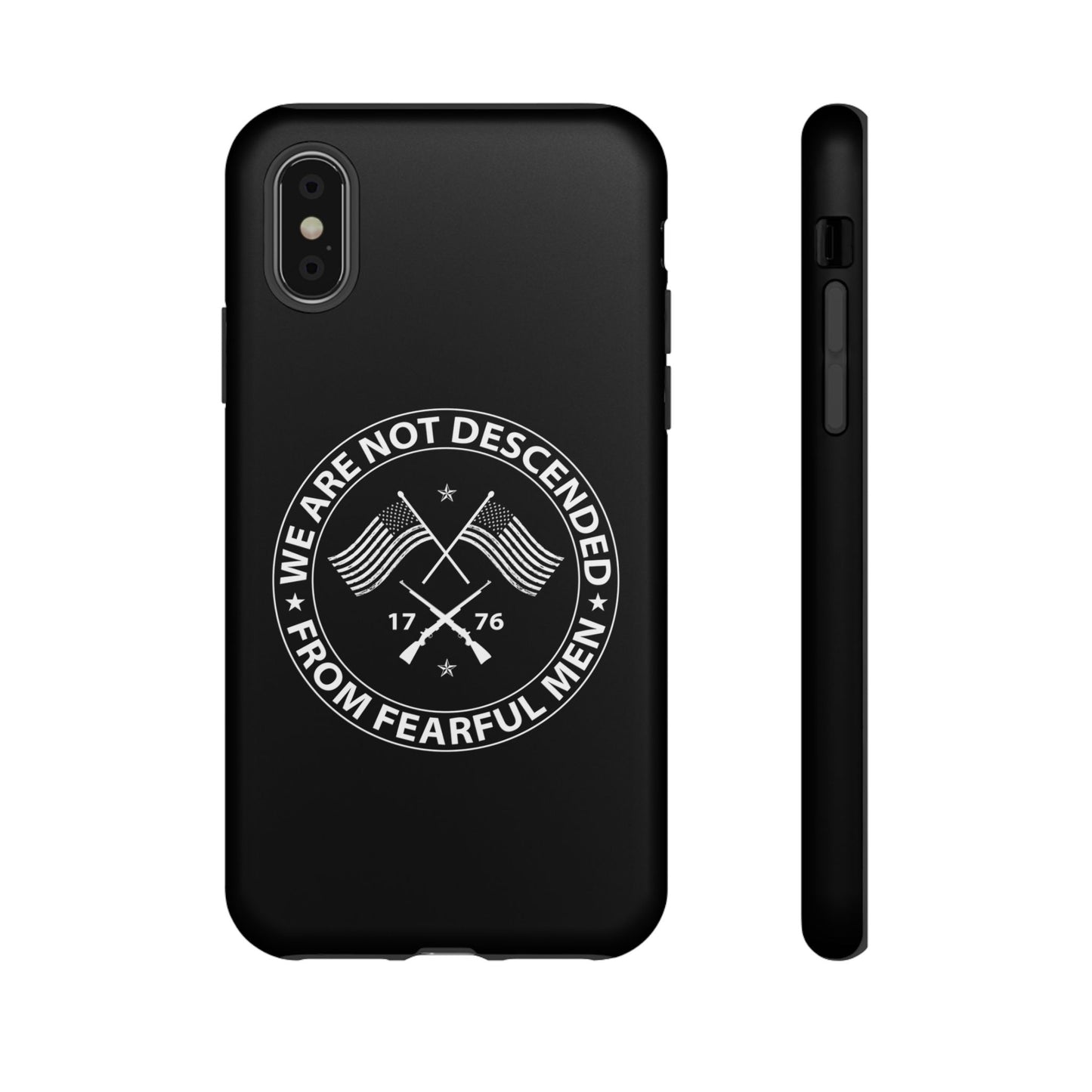 We Are Not Descended From Fearful Men Hard Shell Tough Phone Case