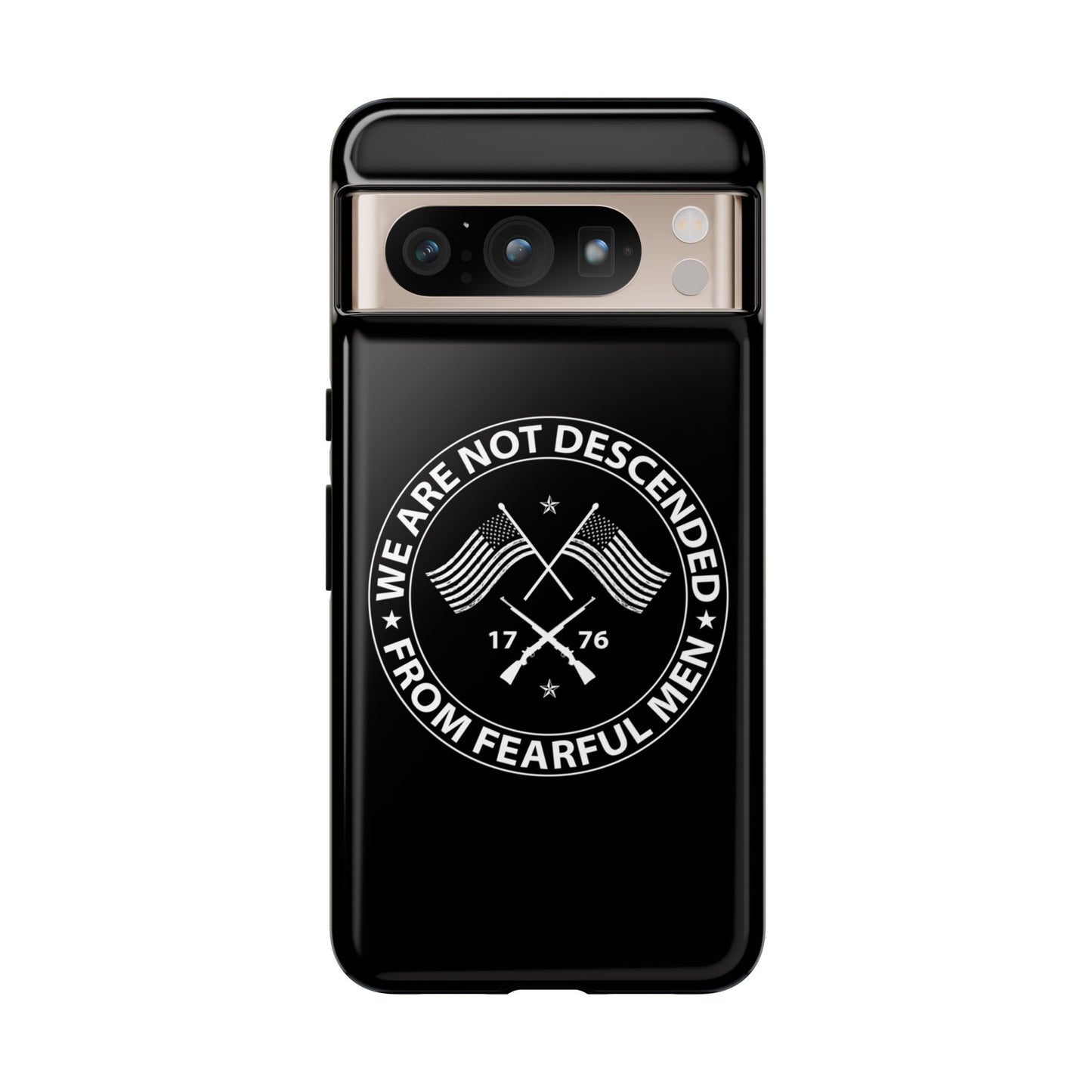 We Are Not Descended From Fearful Men Hard Shell Tough Phone Case