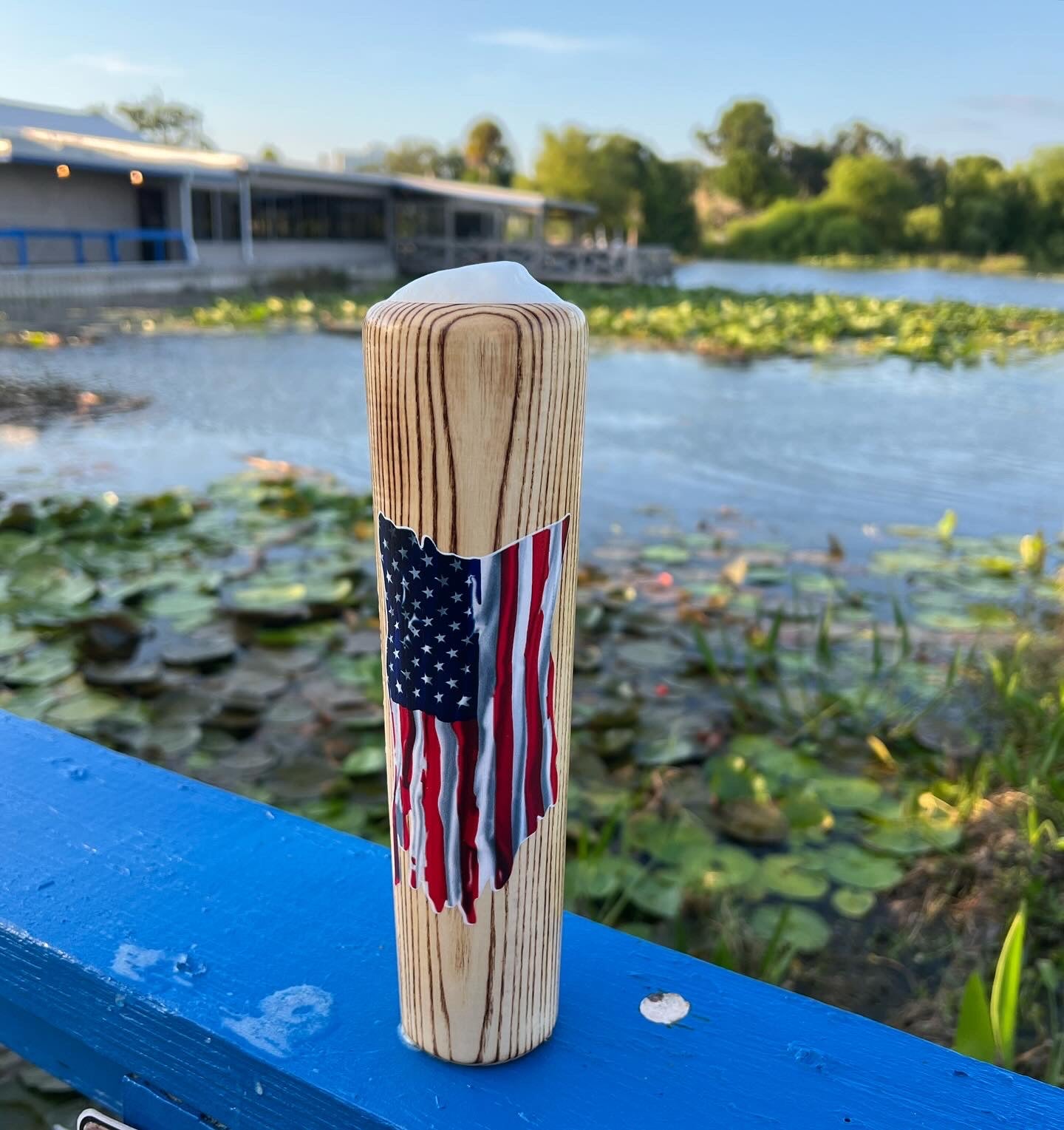 The "Old Glory" Dugout Mug | American Flag Baseball Bat Mug
