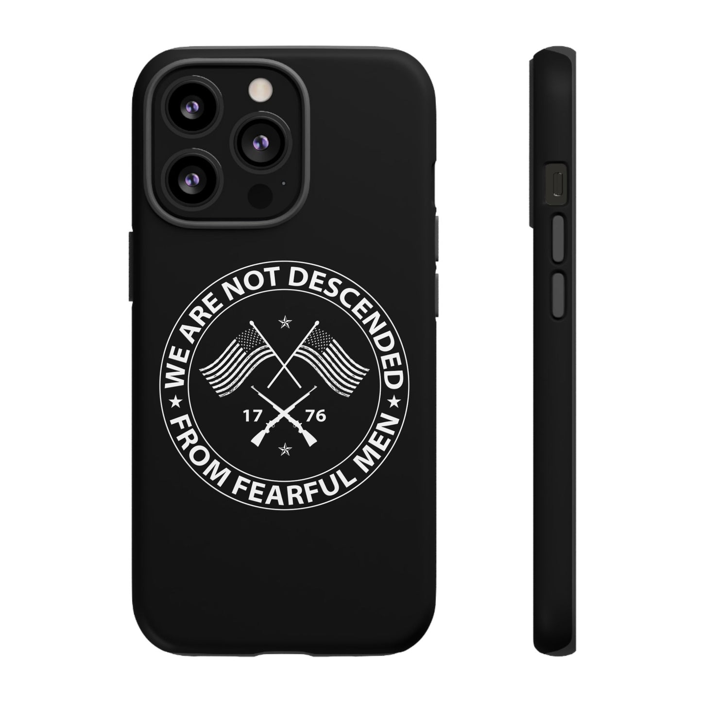 We Are Not Descended From Fearful Men Hard Shell Tough Phone Case