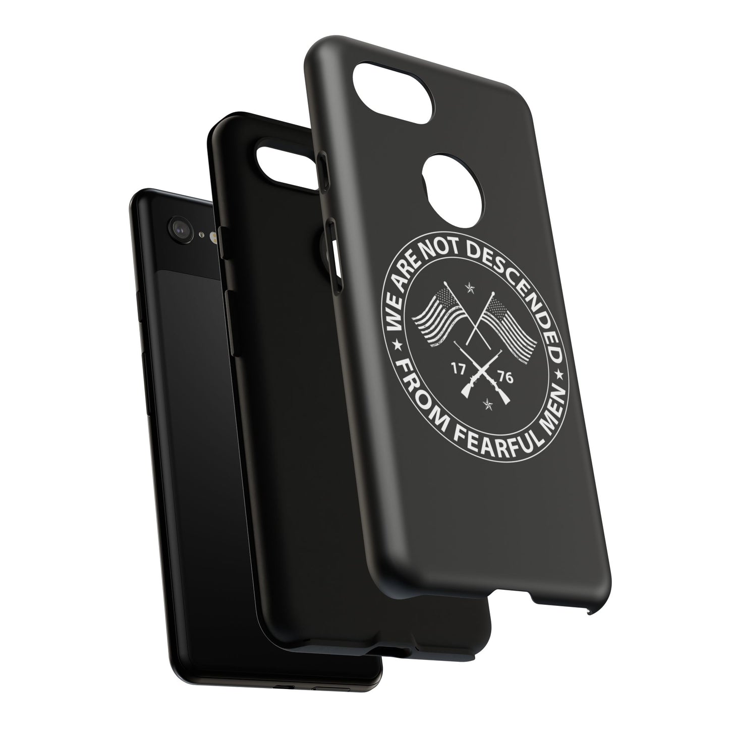 We Are Not Descended From Fearful Men Hard Shell Tough Phone Case