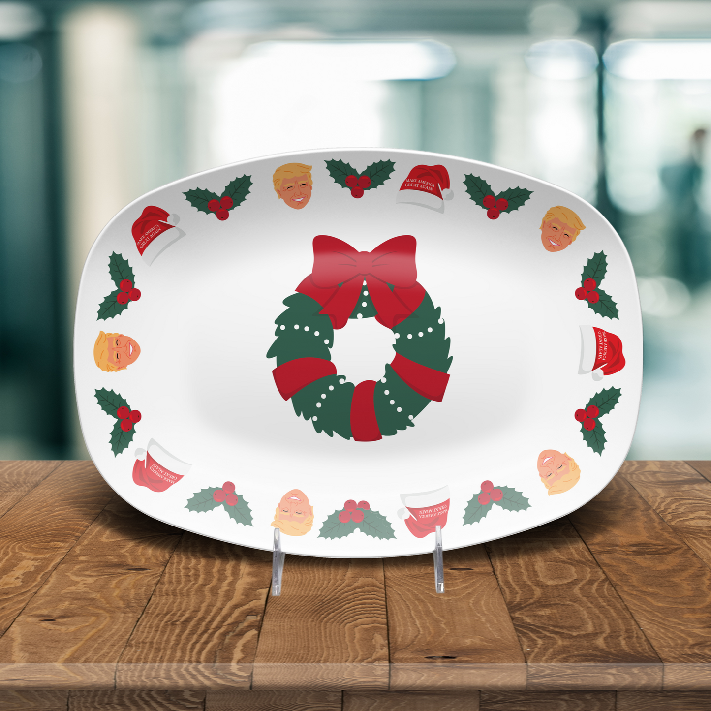 MAGA Christmas Decorative Platter