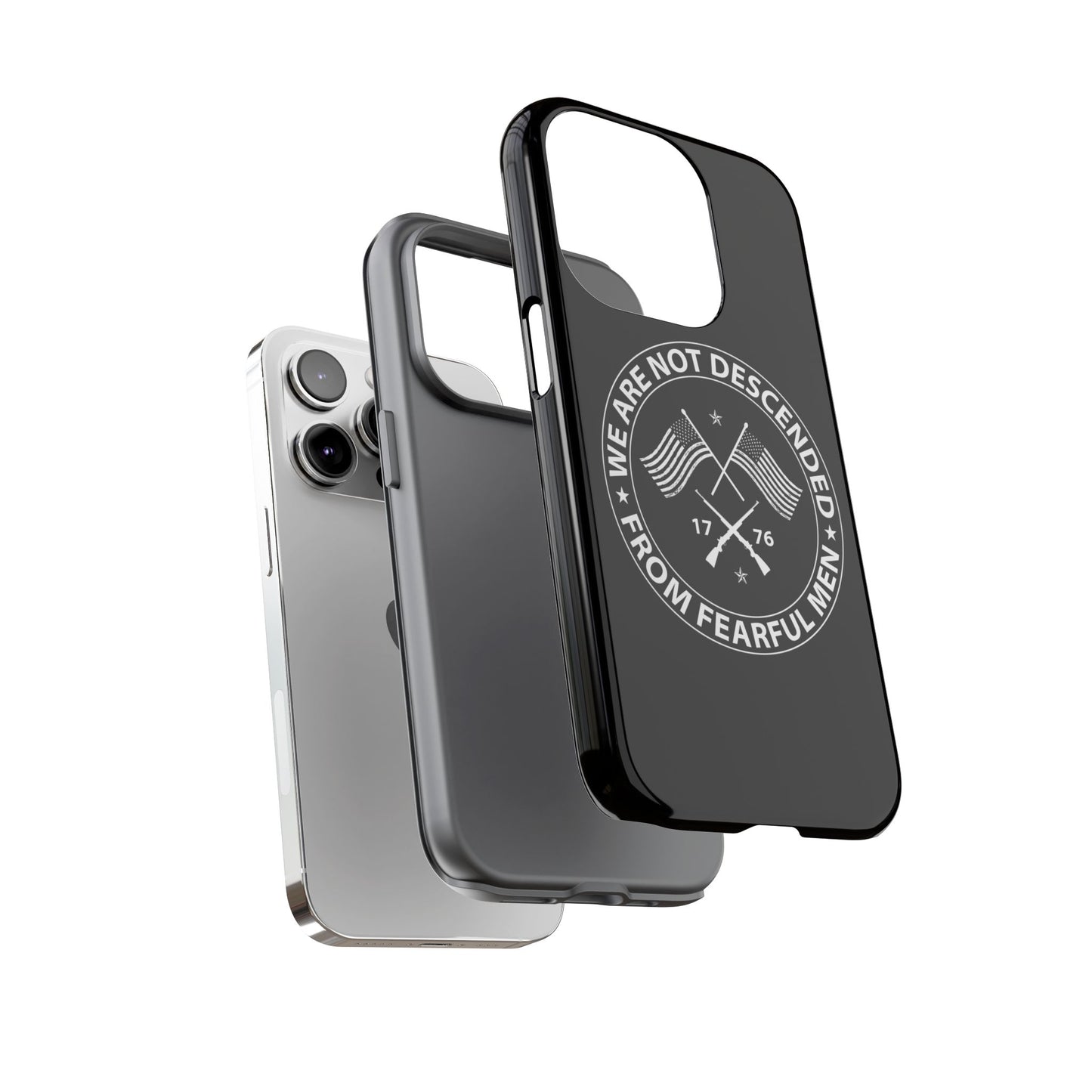 We Are Not Descended From Fearful Men Hard Shell Tough Phone Case