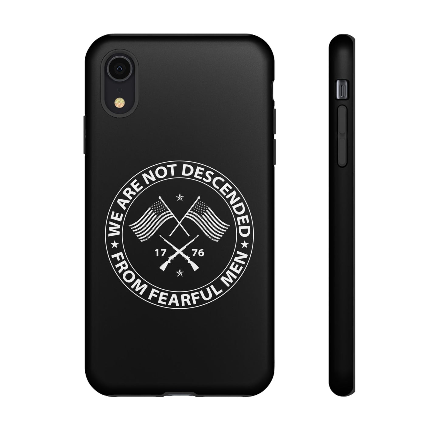 We Are Not Descended From Fearful Men Hard Shell Tough Phone Case