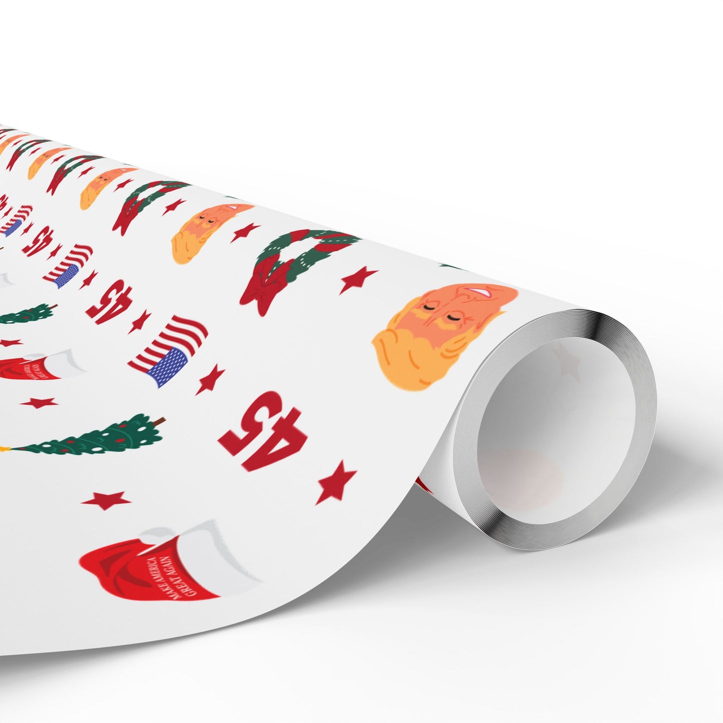 45th & 47th President Trump Christmas Wrapping Paper