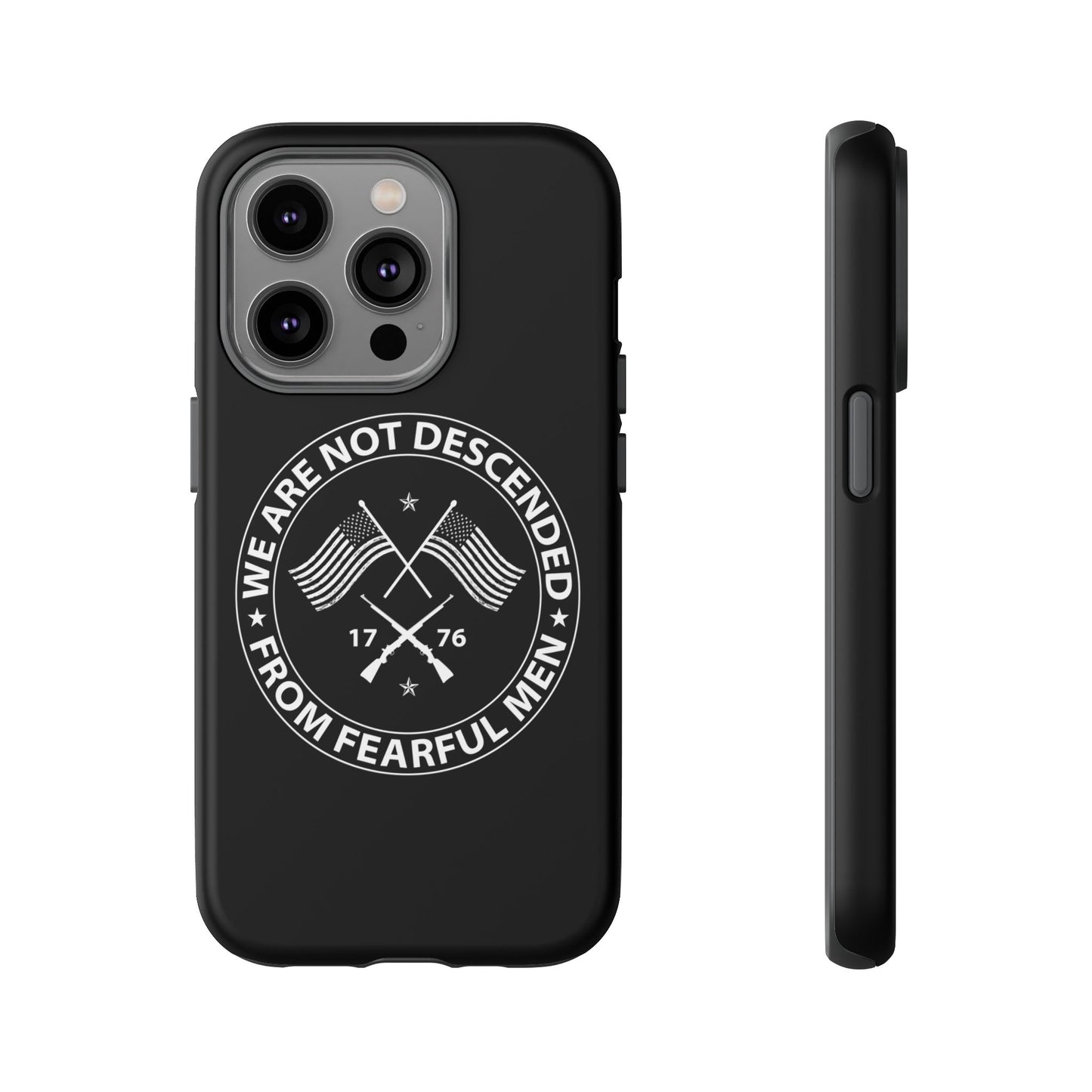 We Are Not Descended From Fearful Men Hard Shell Tough Phone Case