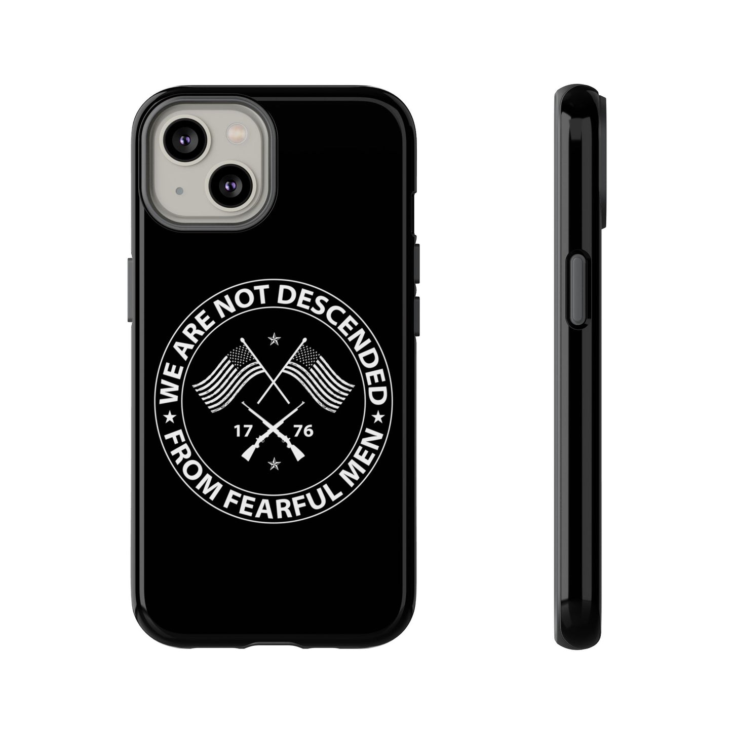We Are Not Descended From Fearful Men Hard Shell Tough Phone Case