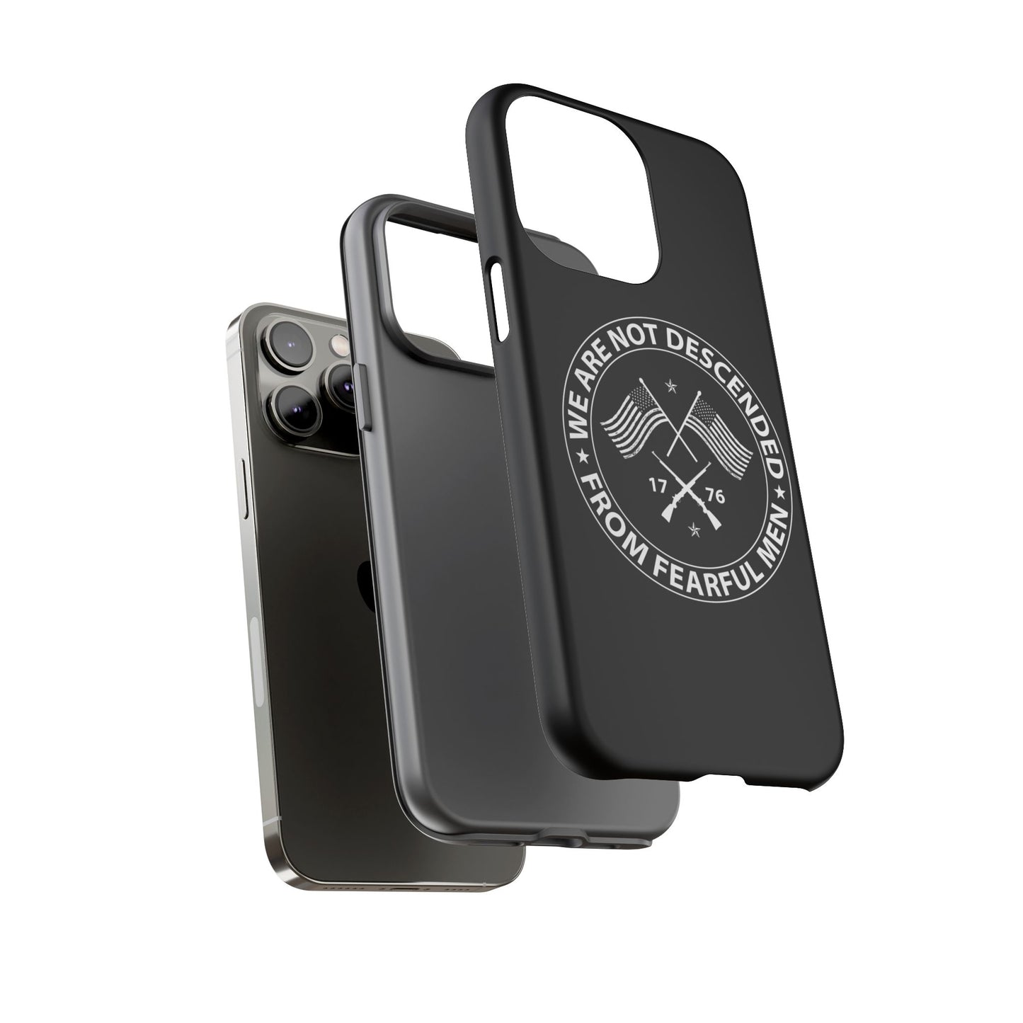 We Are Not Descended From Fearful Men Hard Shell Tough Phone Case