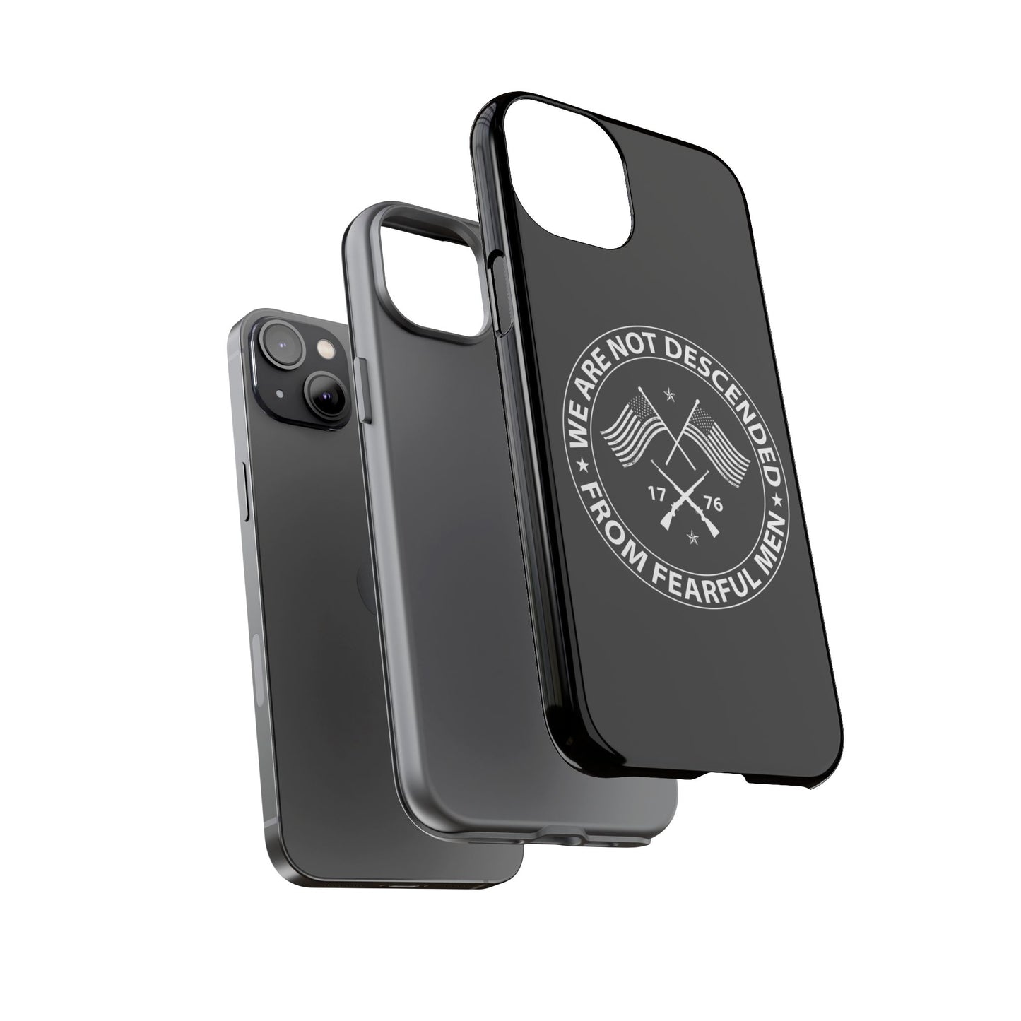 We Are Not Descended From Fearful Men Hard Shell Tough Phone Case