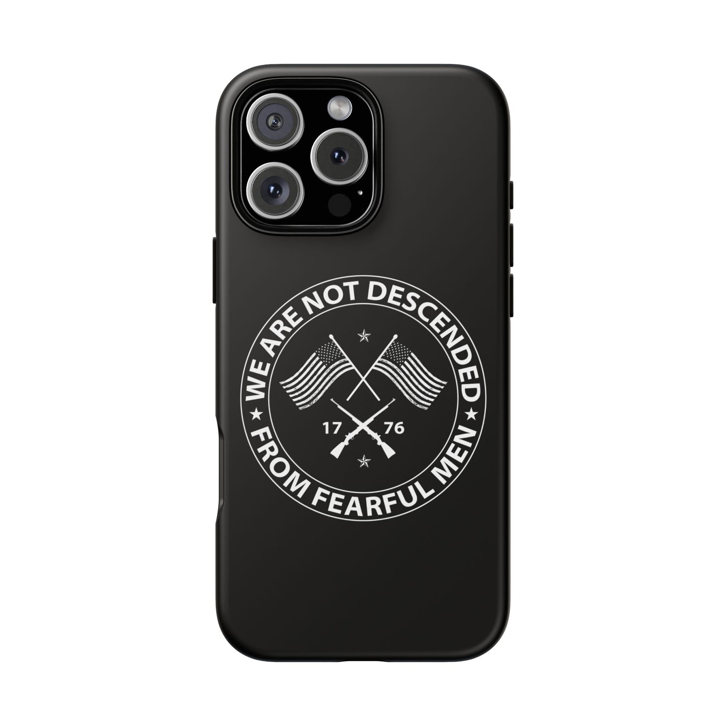 We Are Not Descended From Fearful Men Hard Shell Tough Phone Case