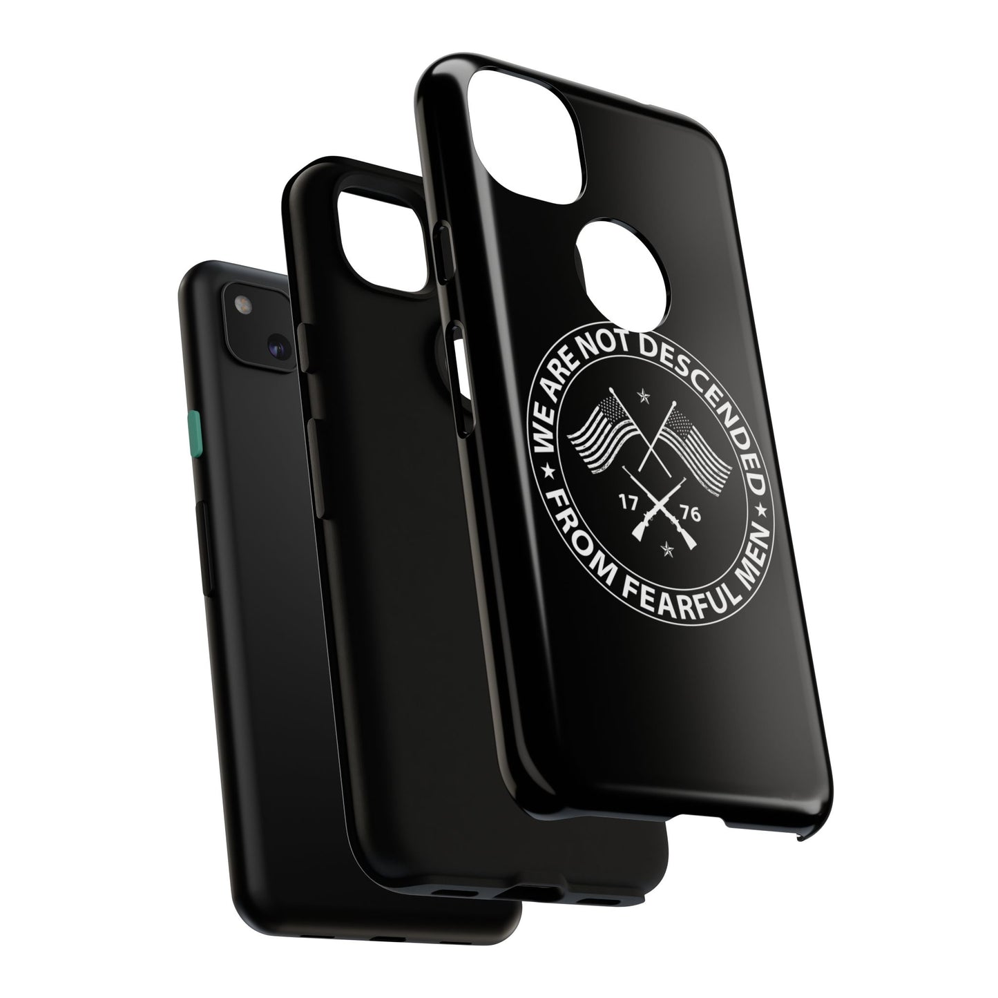 We Are Not Descended From Fearful Men Hard Shell Tough Phone Case