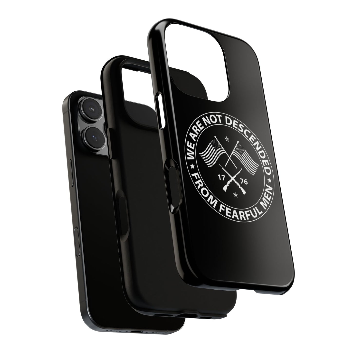 We Are Not Descended From Fearful Men Hard Shell Tough Phone Case