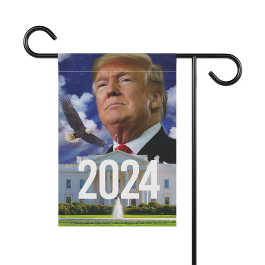 Trump White House 2024 Garden & House Banner