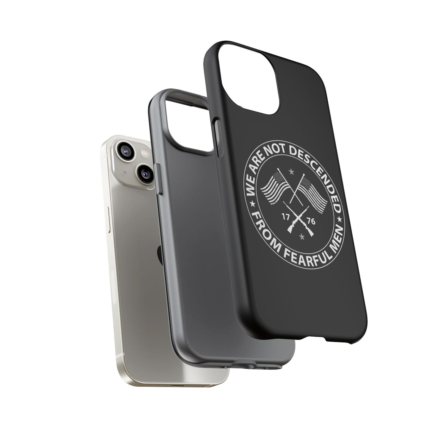 We Are Not Descended From Fearful Men Hard Shell Tough Phone Case