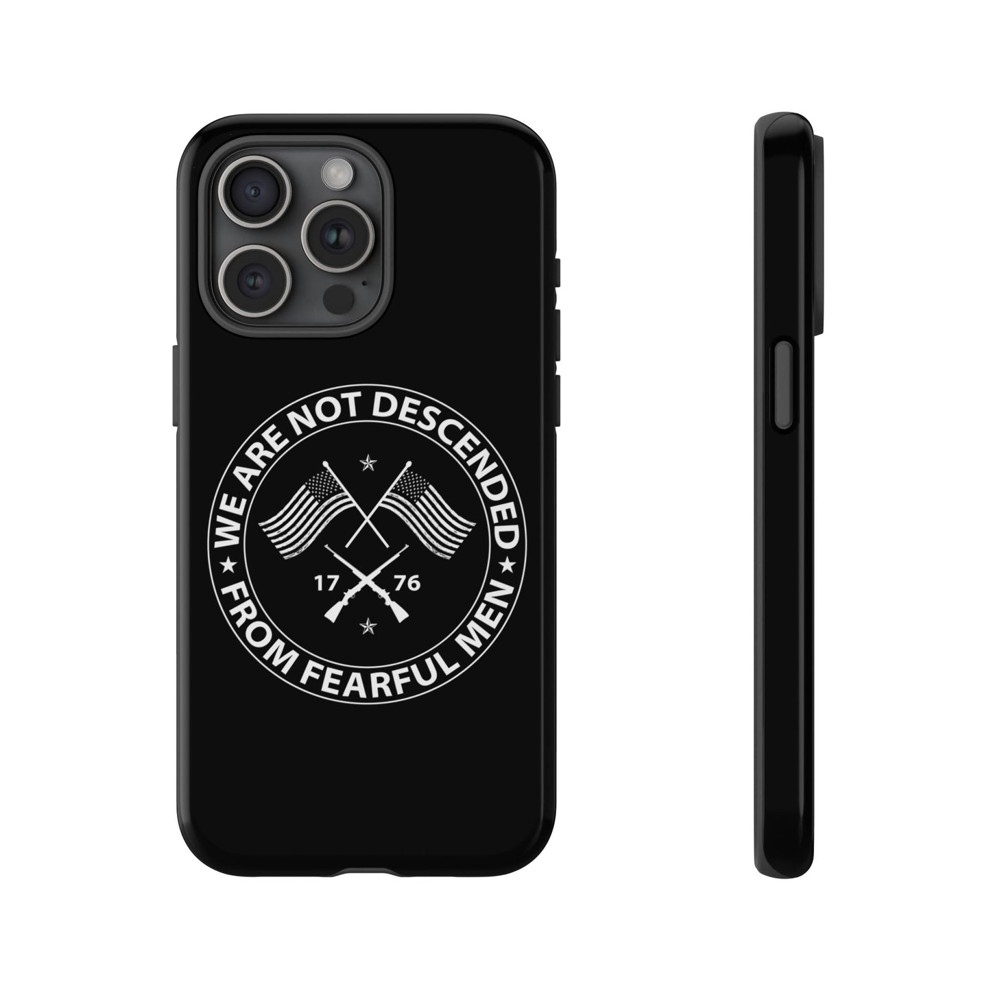 We Are Not Descended From Fearful Men Hard Shell Tough Phone Case