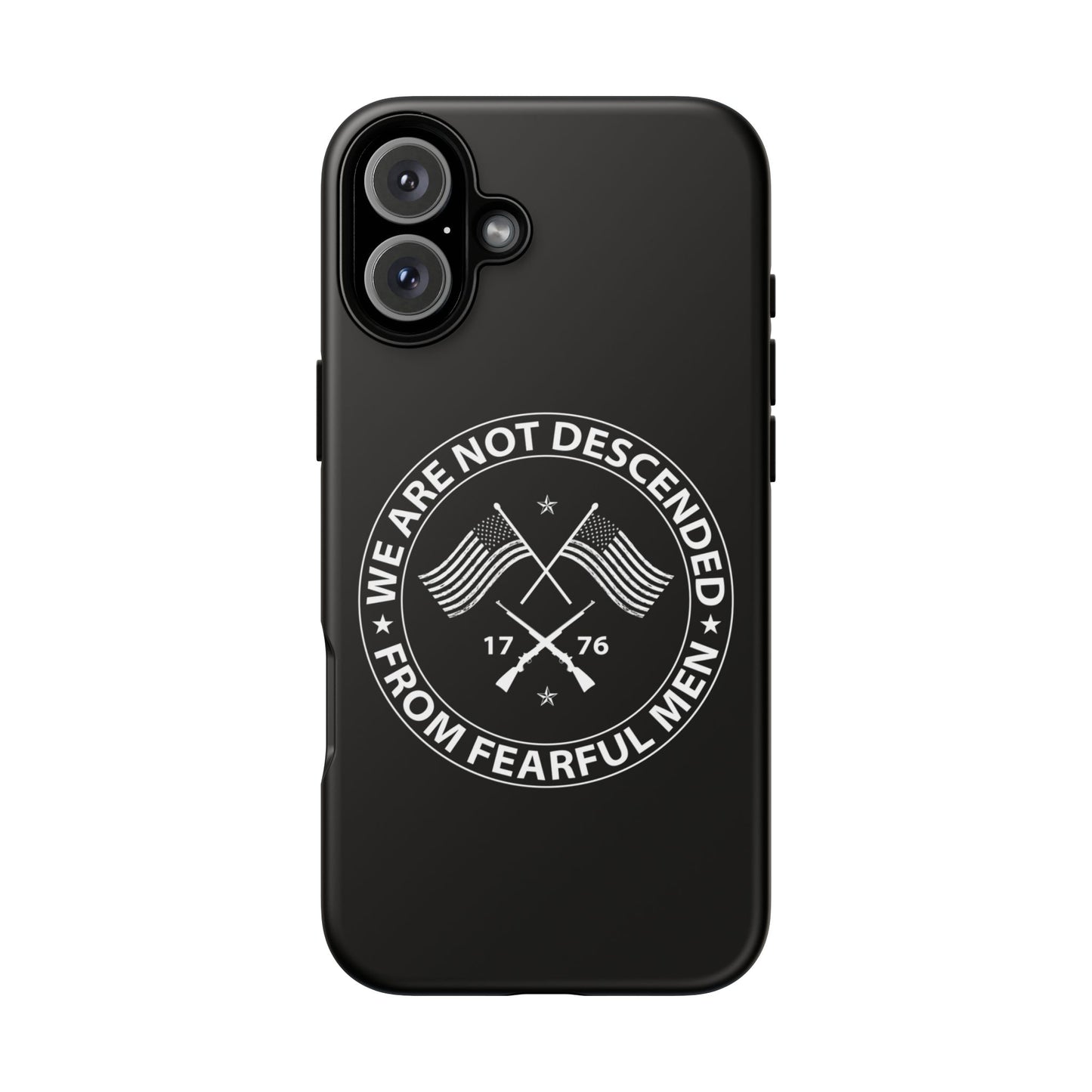 We Are Not Descended From Fearful Men Hard Shell Tough Phone Case