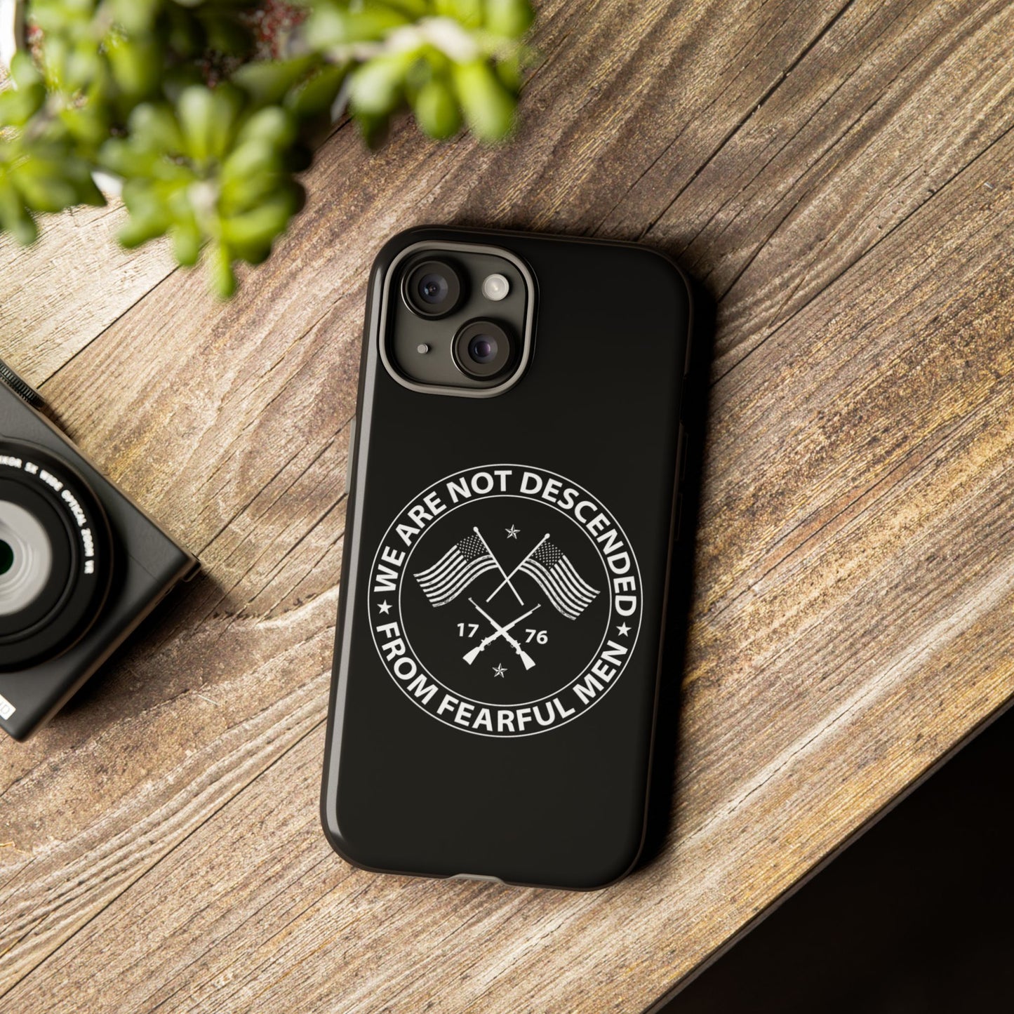 We Are Not Descended From Fearful Men Hard Shell Tough Phone Case