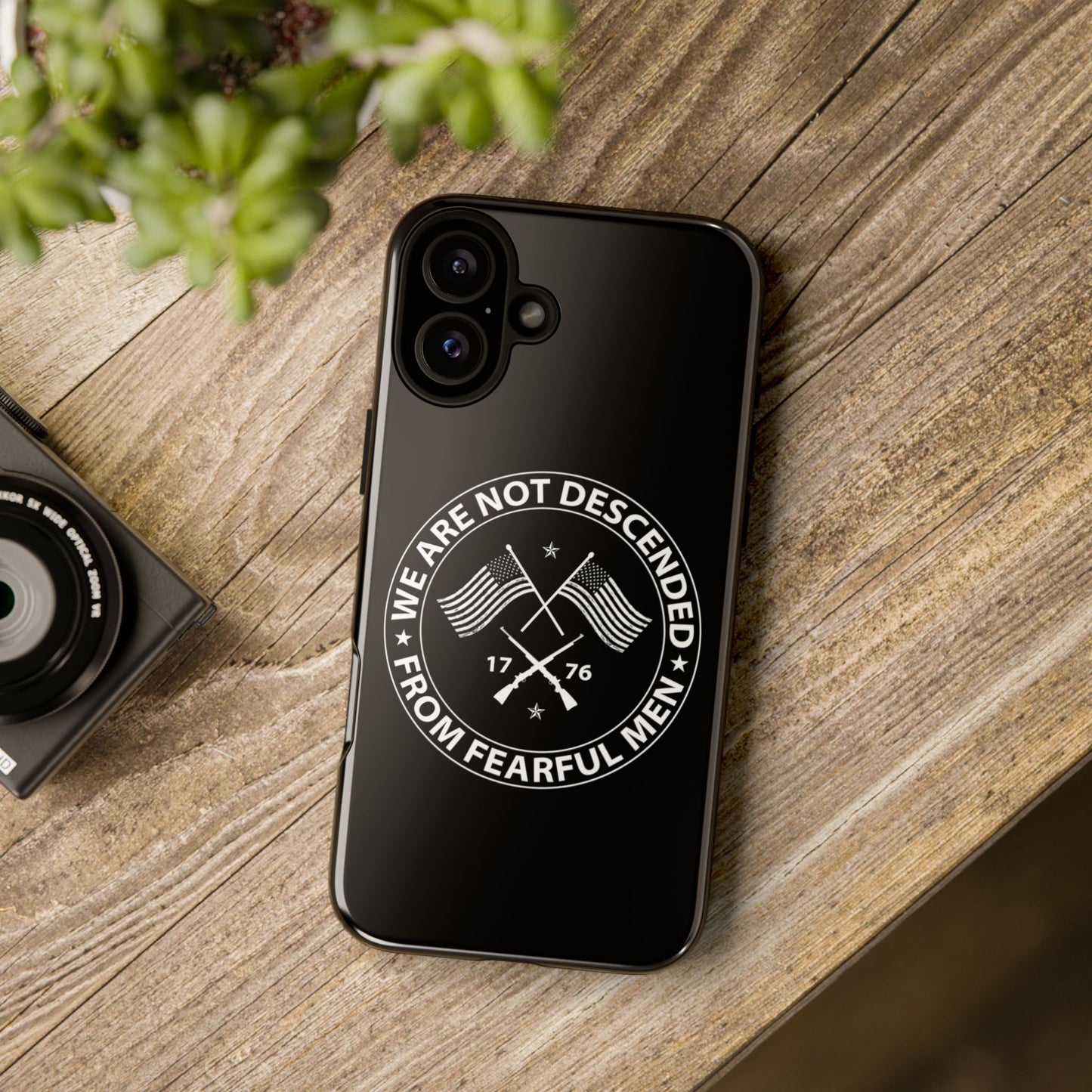 We Are Not Descended From Fearful Men Hard Shell Tough Phone Case