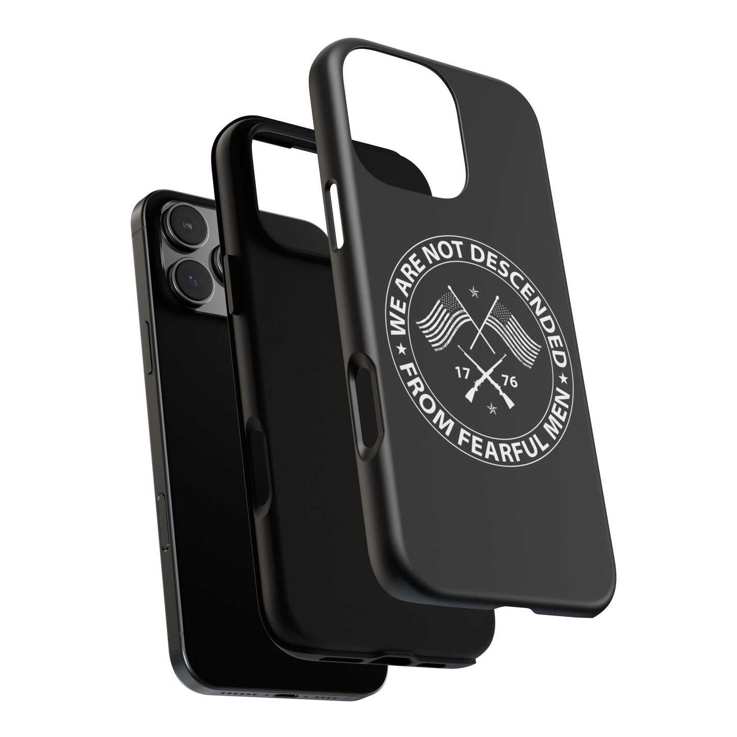 We Are Not Descended From Fearful Men Hard Shell Tough Phone Case
