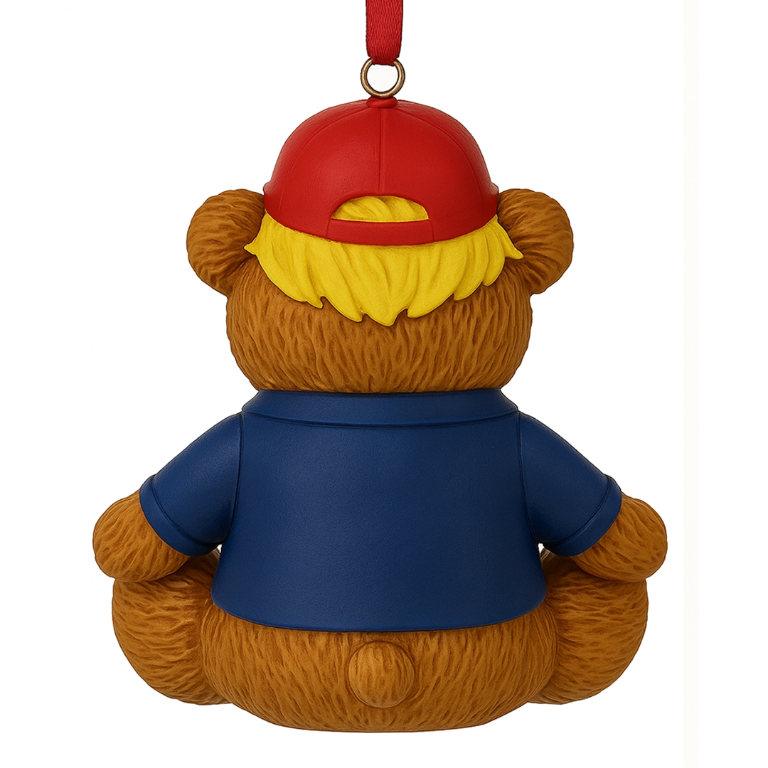 MAGA Bear Christmas Ornament (Pre-Order Delivers in December)