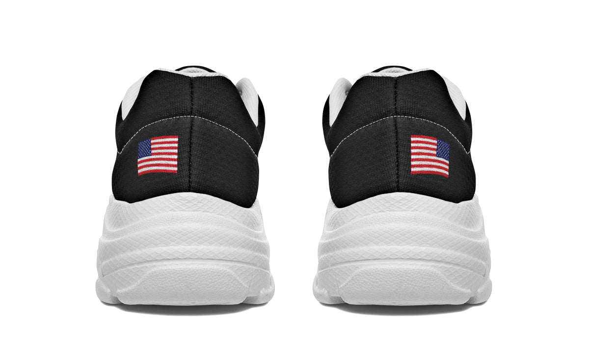 Black MAGA Chunky Sneakers