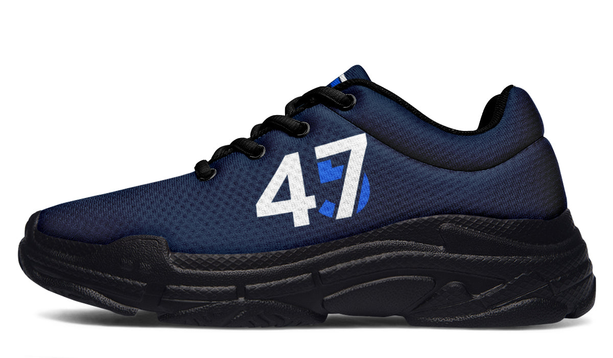 Blue 45-47 MAGA Chunky Sneakers
