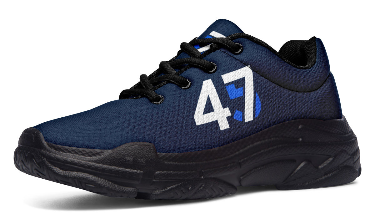 Blue 45-47 MAGA Chunky Sneakers