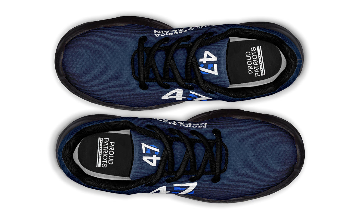 Blue 45-47 MAGA Chunky Sneakers