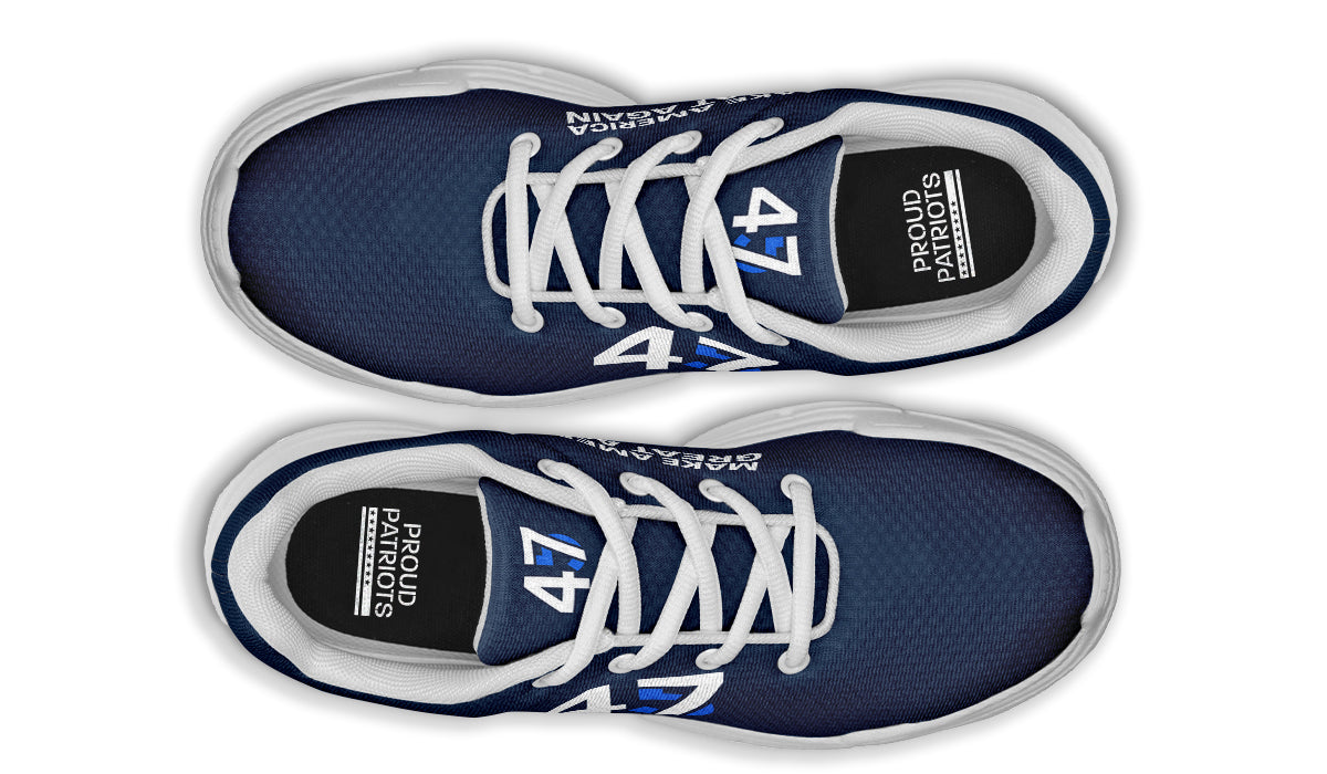 Blue 45-47 MAGA Chunky Sneakers